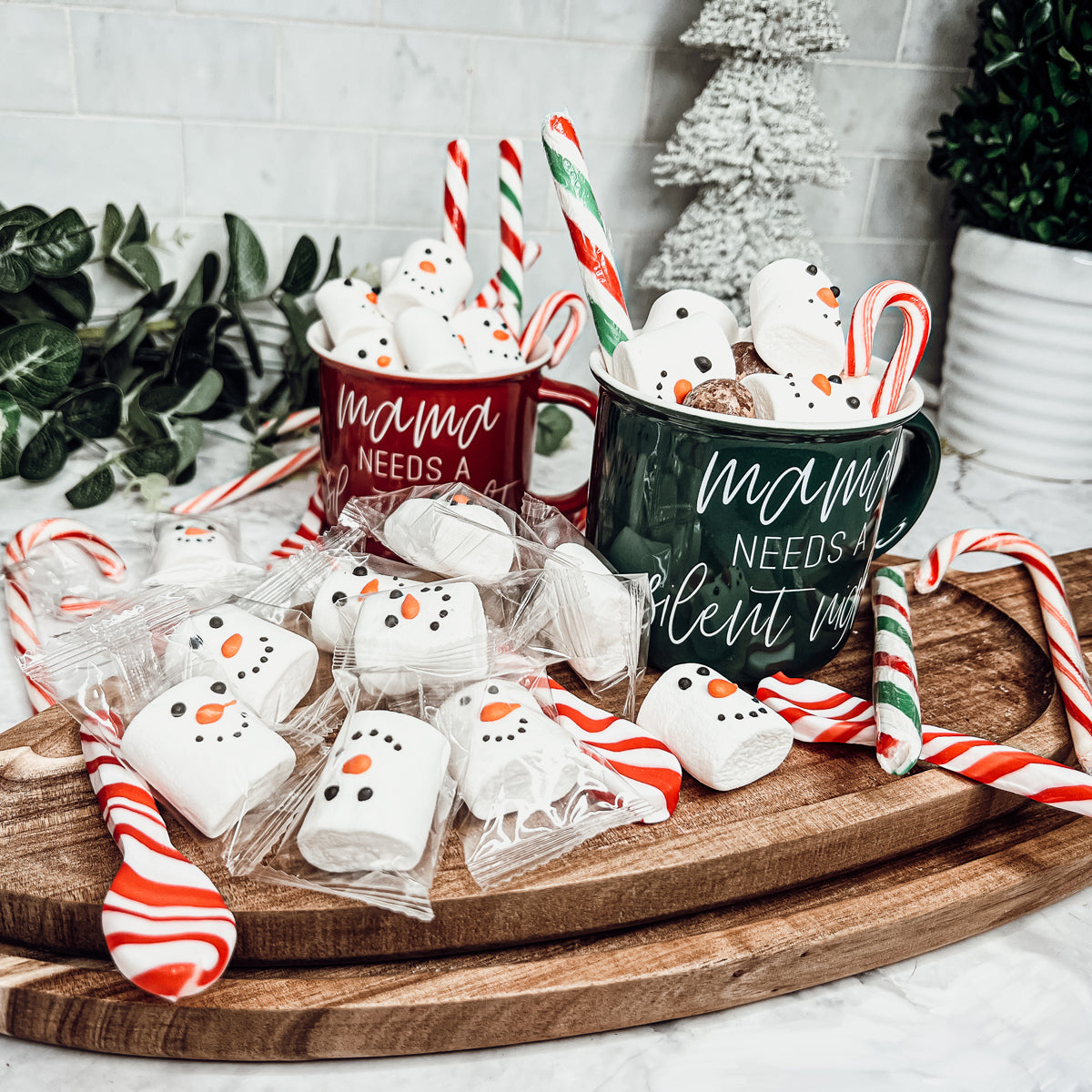 Snowman Marshmallows 24