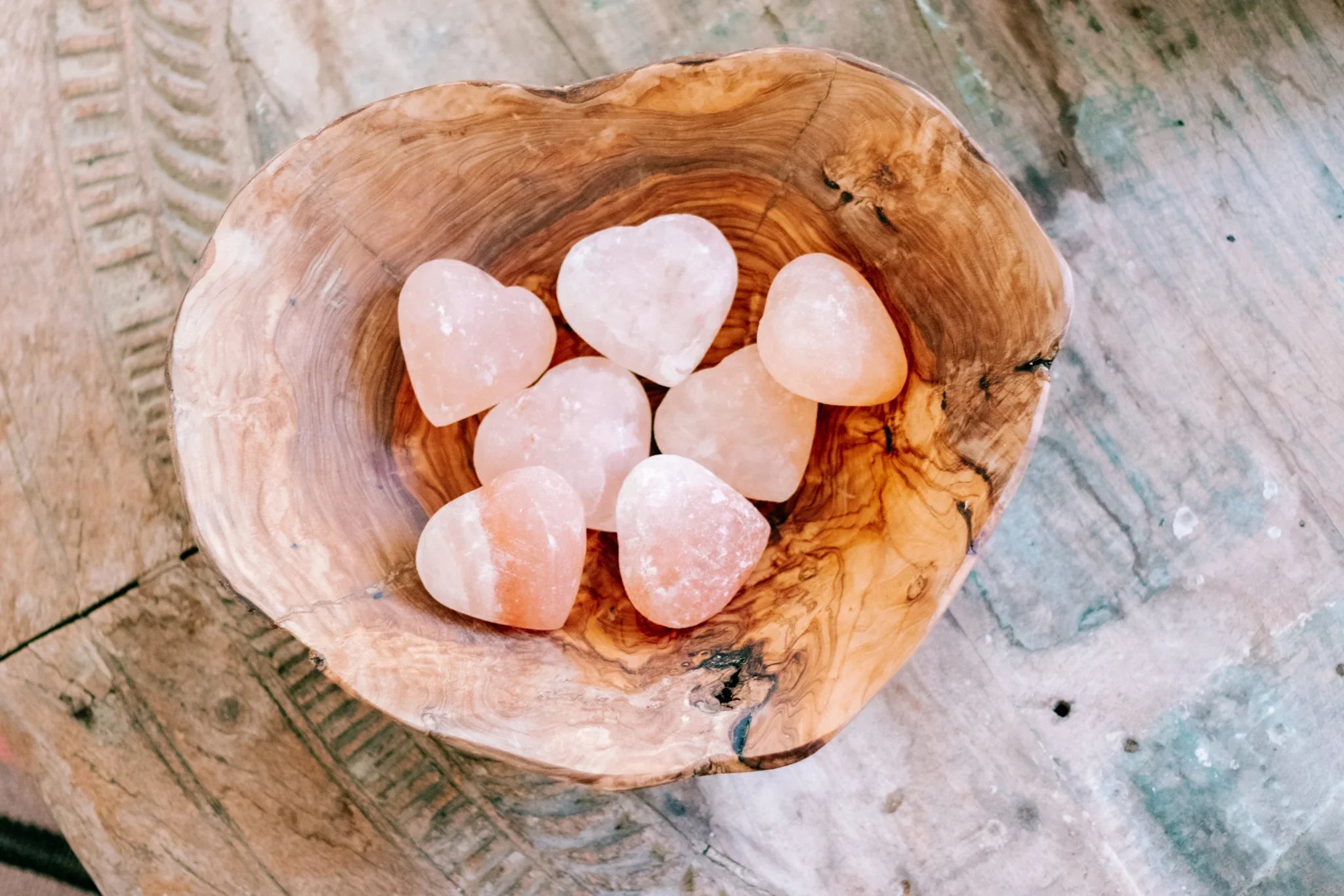 Himalayan Salt Heart Massage Stone