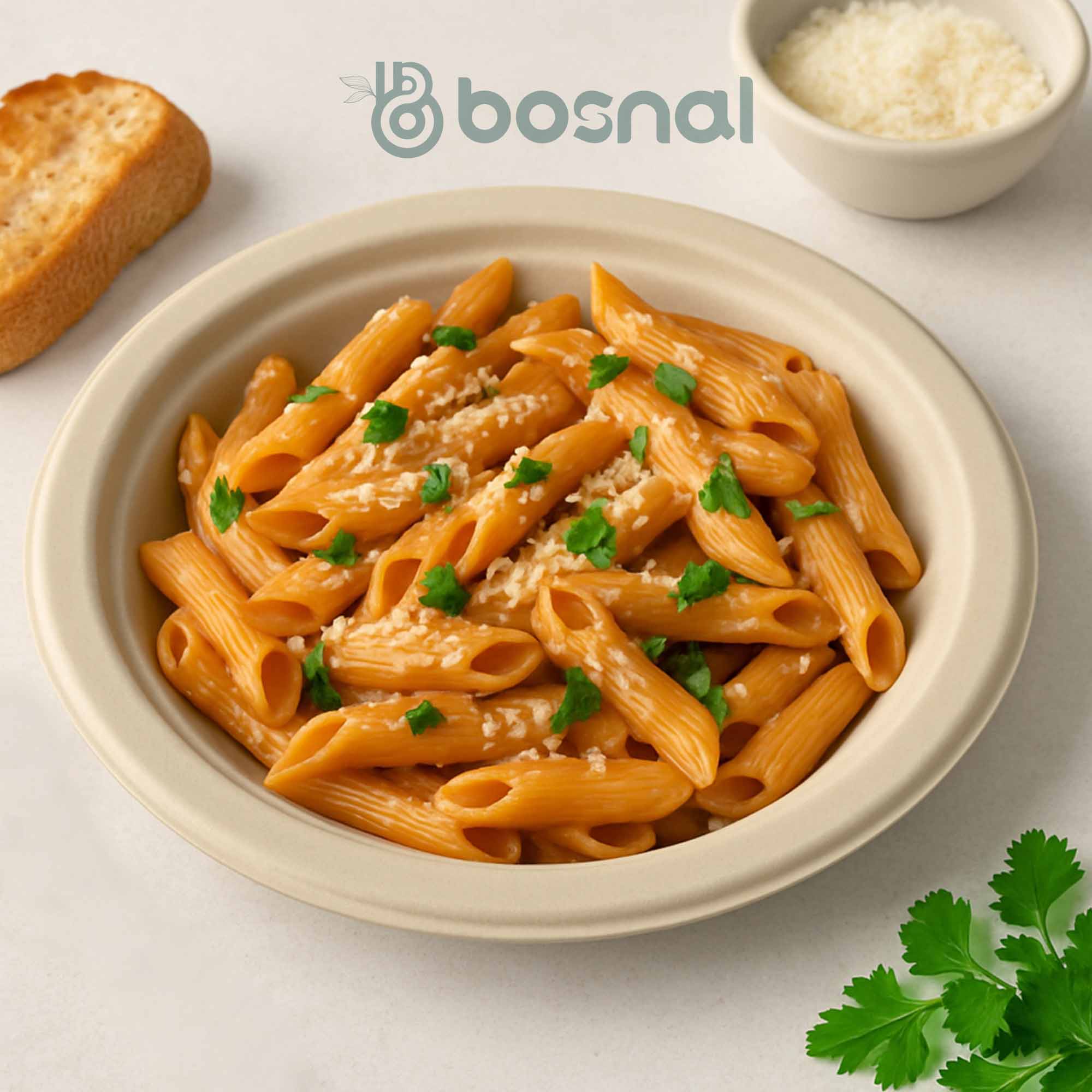 Bosnal - Sugarcane Bagasse Compostable 10 inch Round Plates with 16 Oz Bowls