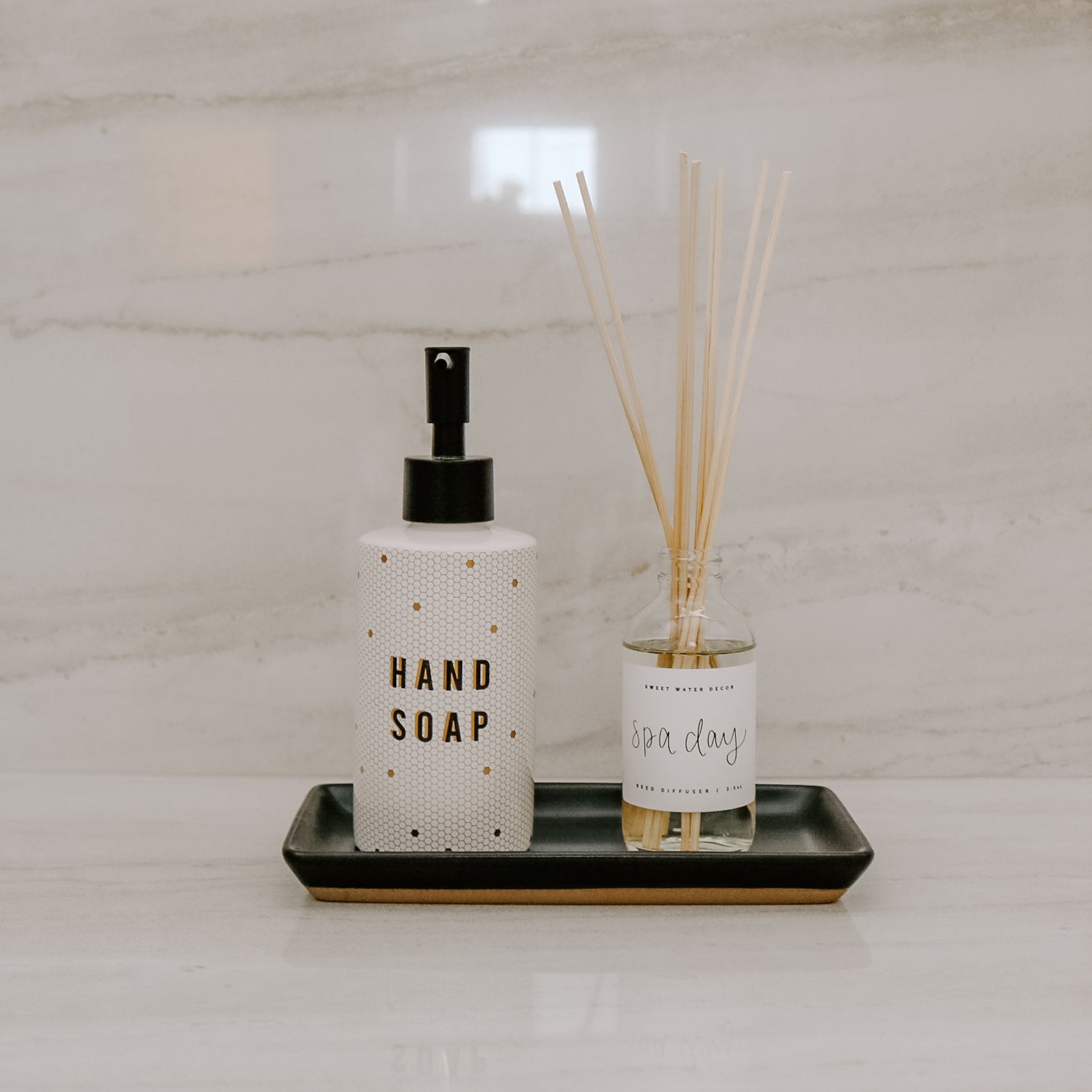 8.5oz Tile Hand Soap Dispenser