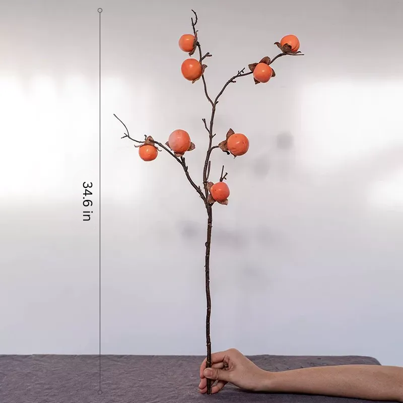 Autumn Persimmon Branch – 34.6"