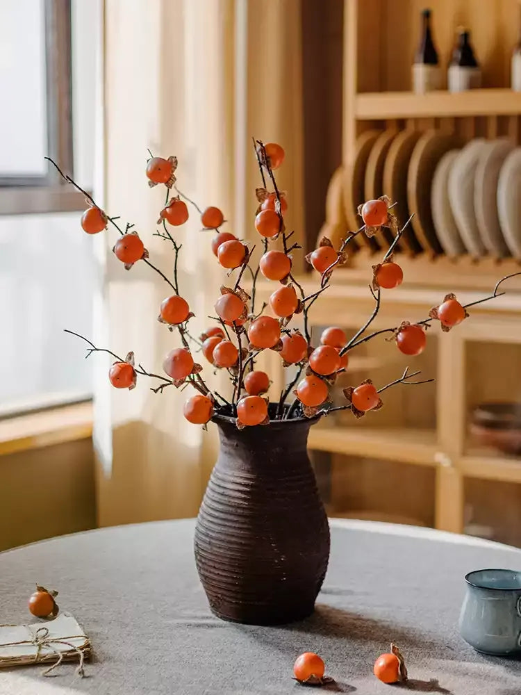 Autumn Persimmon Branch – 34.6"