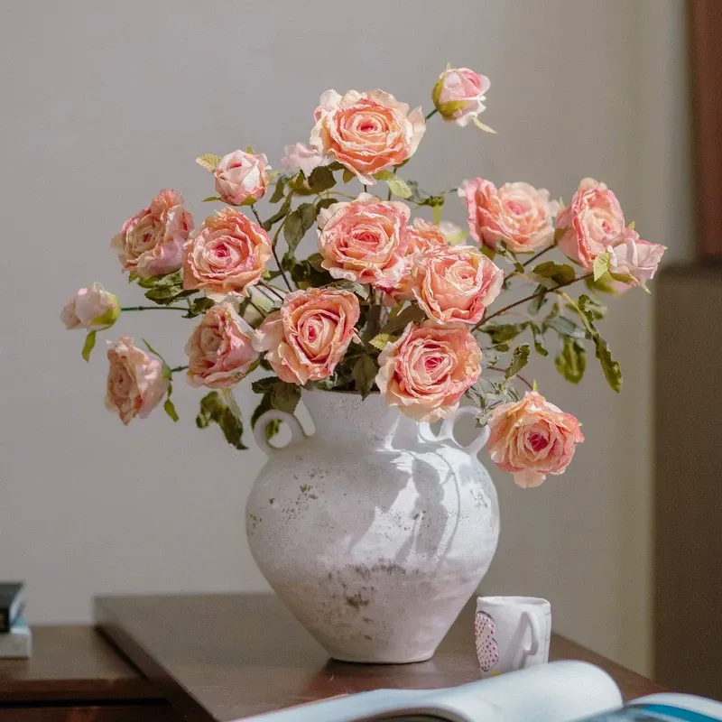 Antique Garden Rose Spray – 28.3"