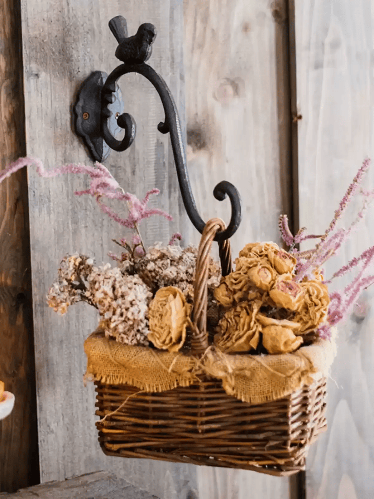 Rustic Cast Iron Bird Wall Hook