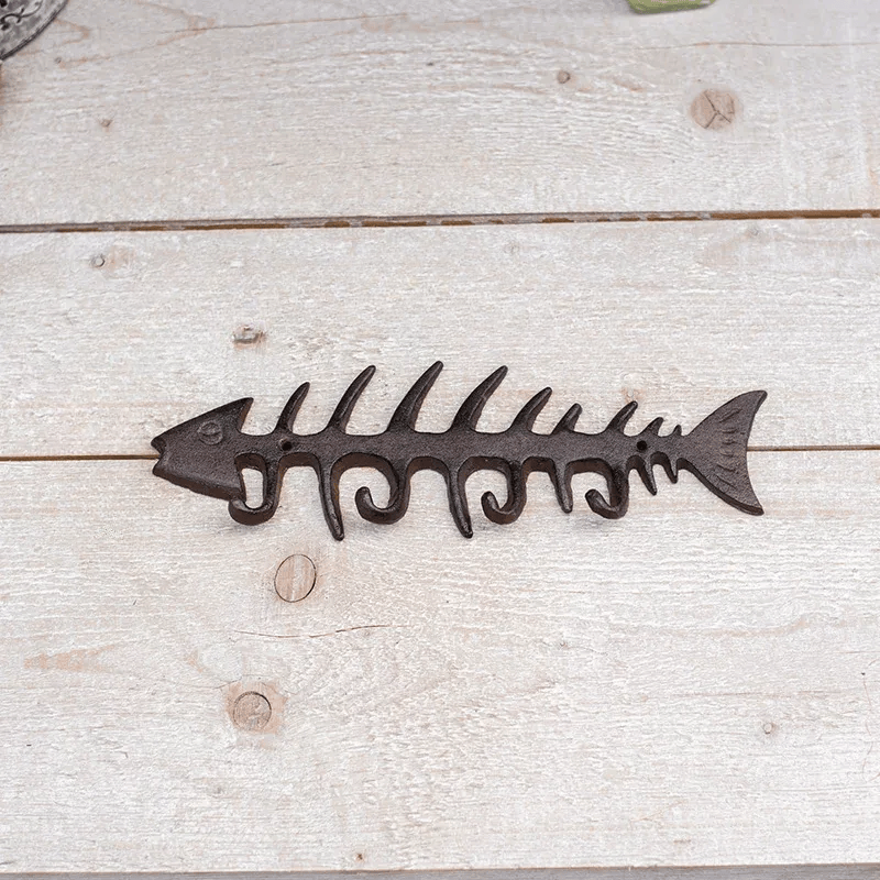 Cast Iron Fishbone Key & Tool Holder