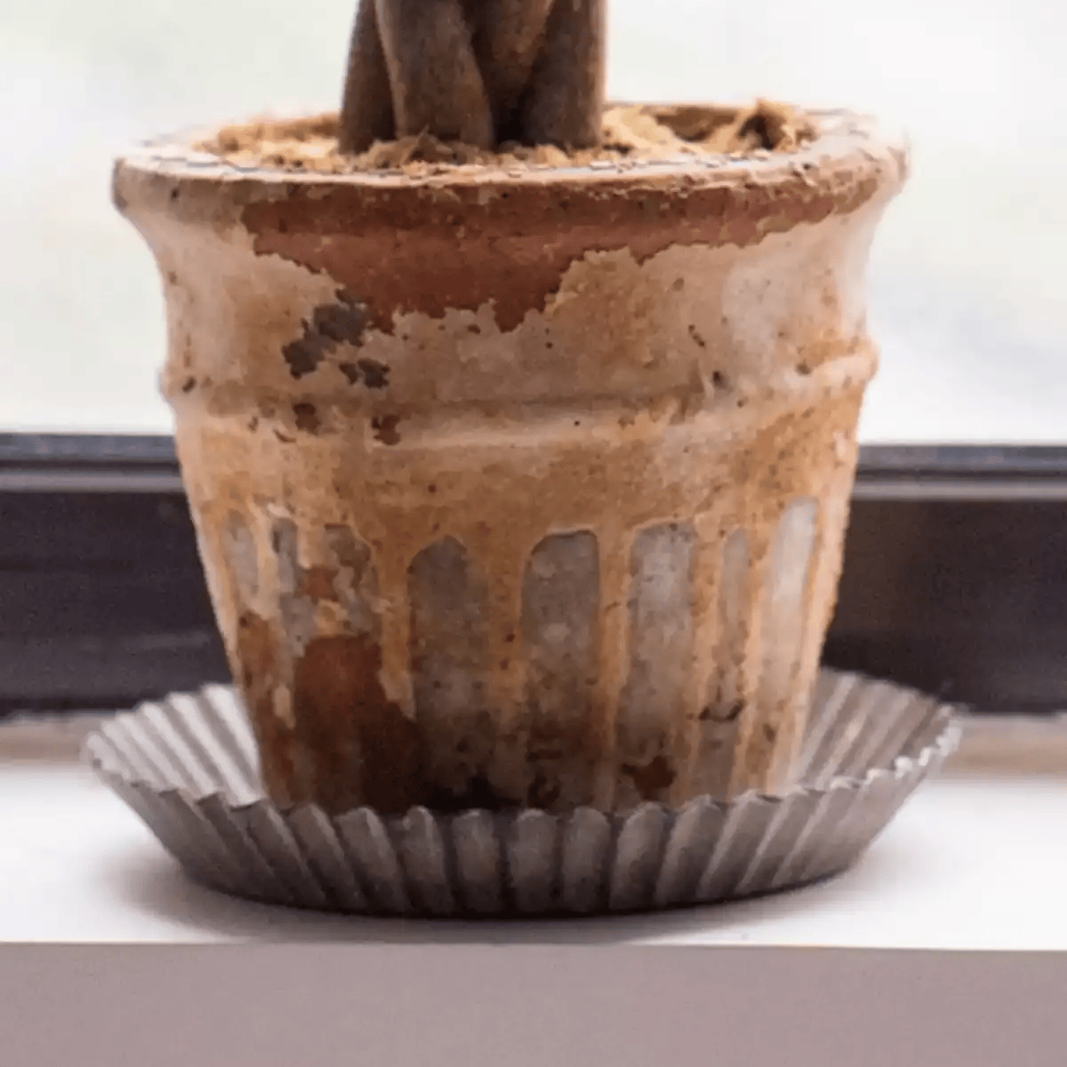 Rustic Fluted Metal Tray