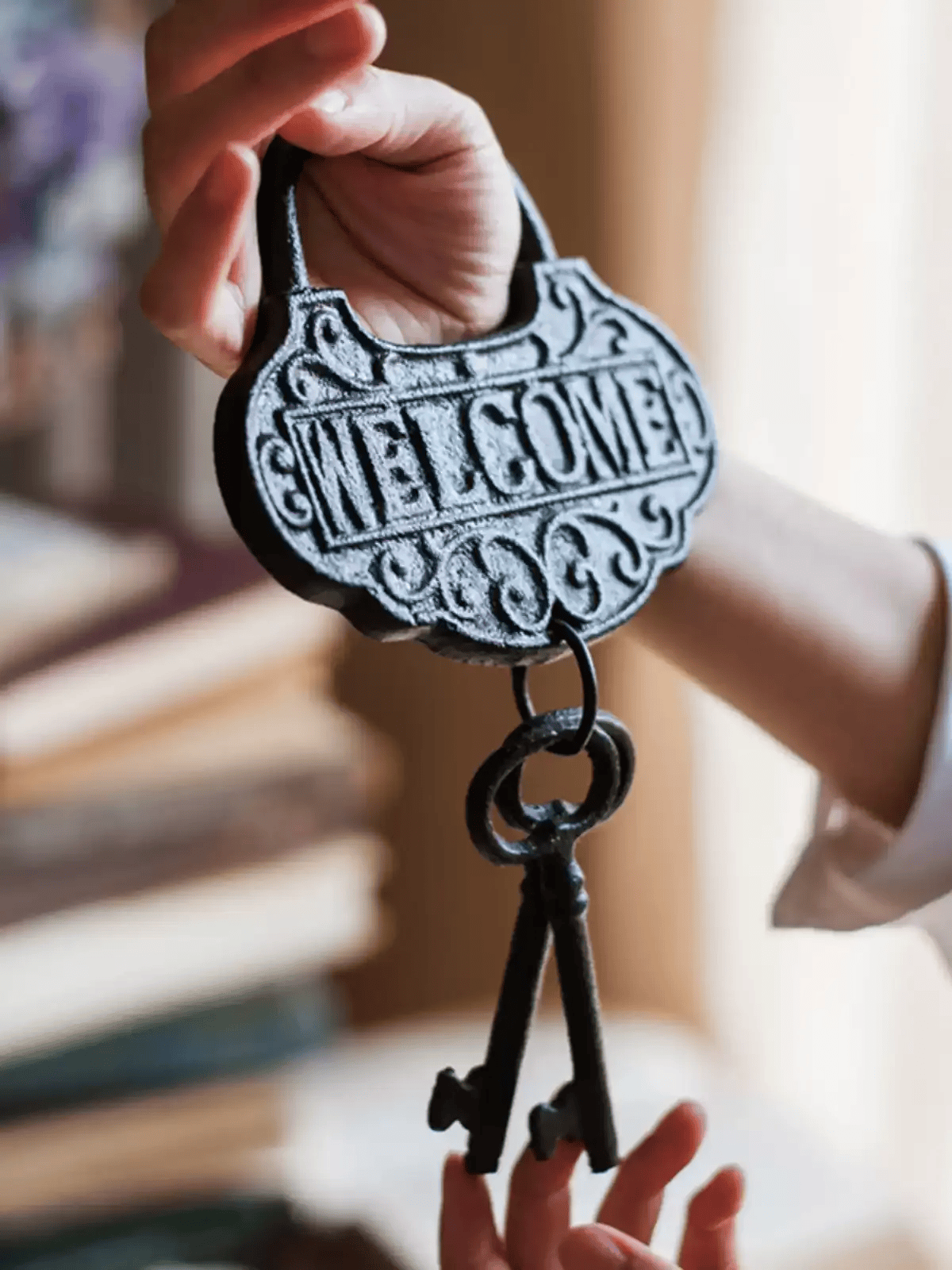 Farmhouse Vintage Key Wall Accent