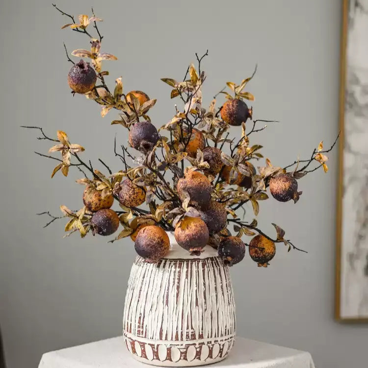 Rustic Pomegranate Stem – 35"