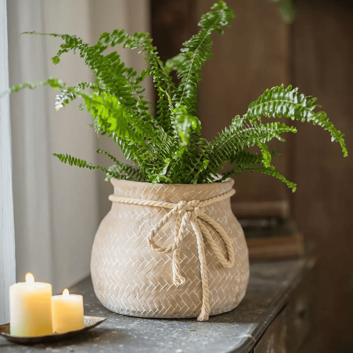 Garden Sack Cement Planter