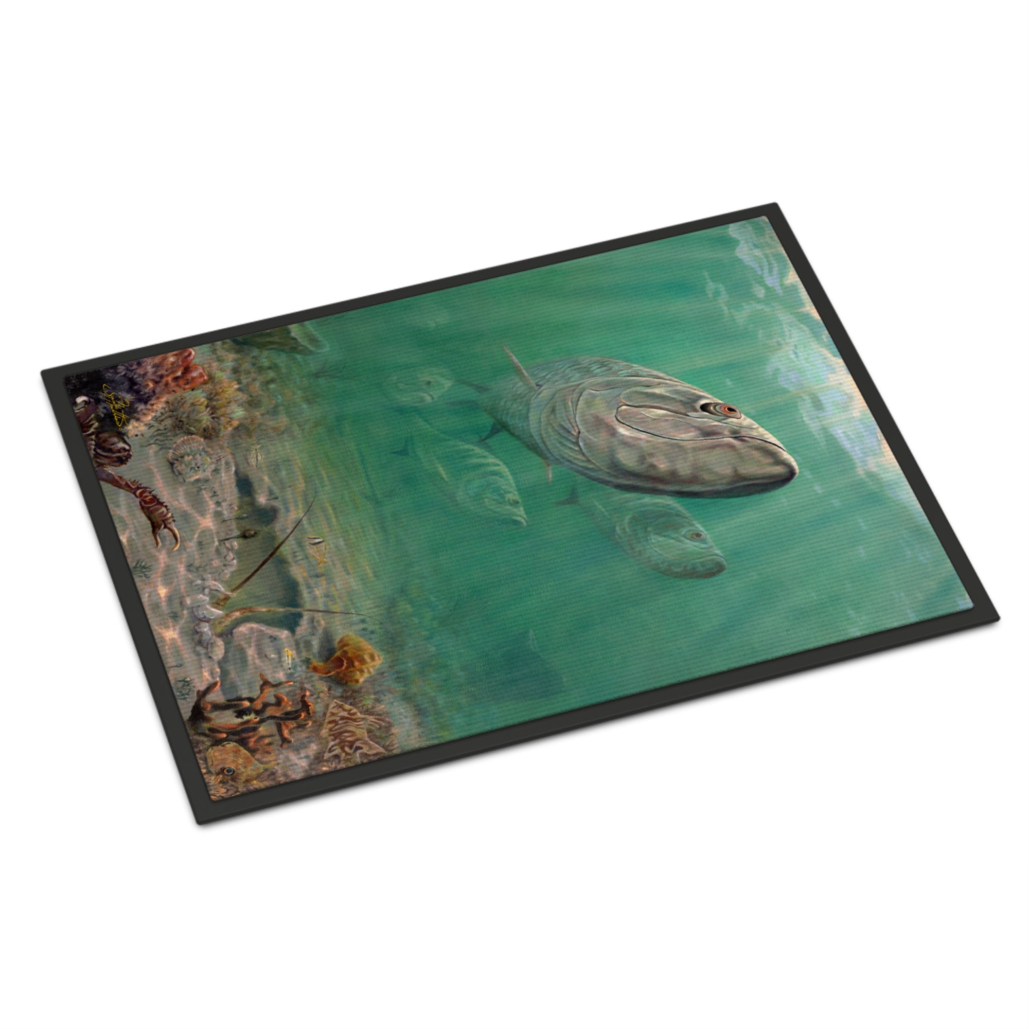 Silver Patrol Tarpon Indoor Or Outdoor Mat 18X27 Jma2009Mat