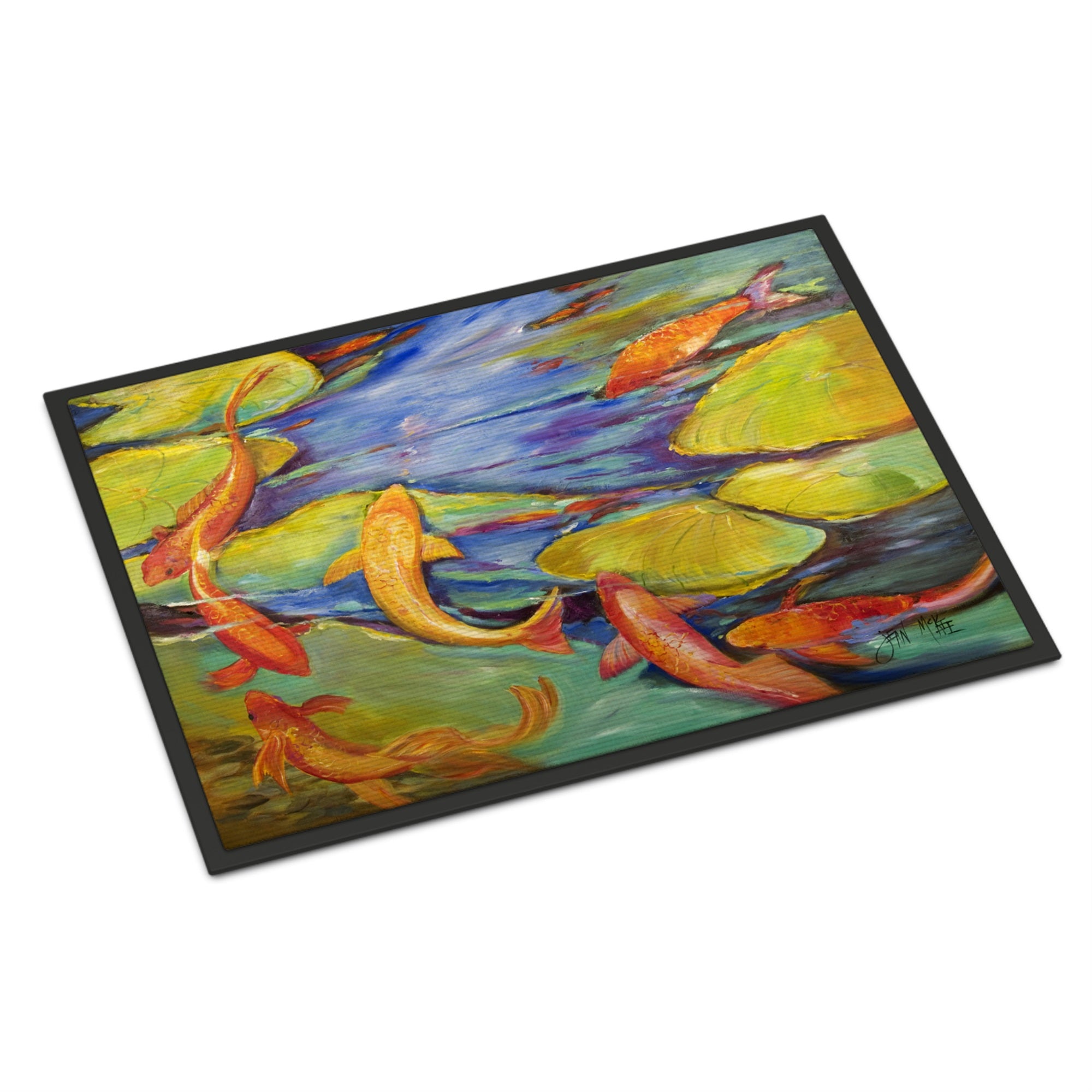 'Caroline'S Treasures Koi Indoor Or Outdoor Mat, 18'''' X 27'''', Multicolor''