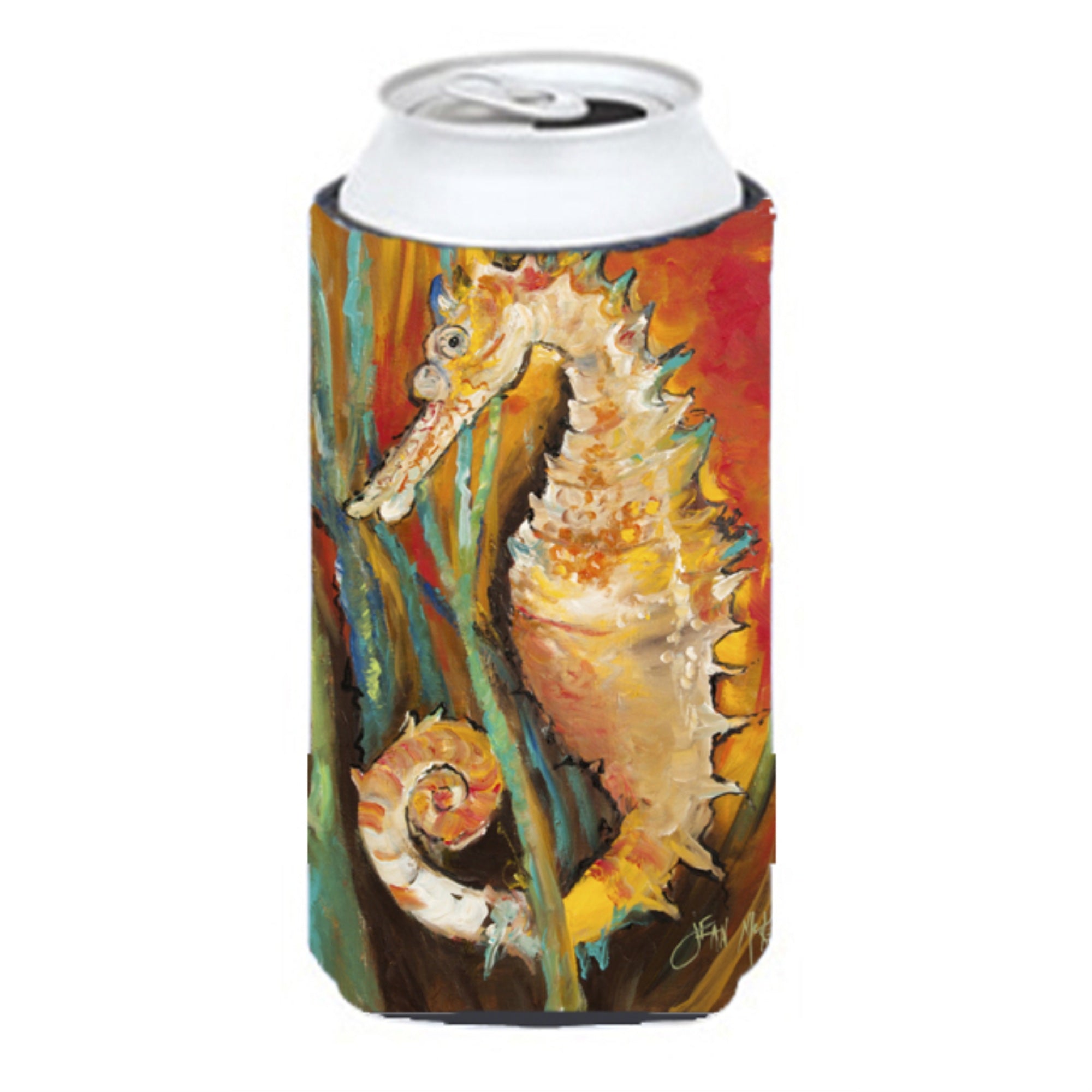 Seahorse Tall Boy Beverage Insulator Hugger Jmk1142Tbc