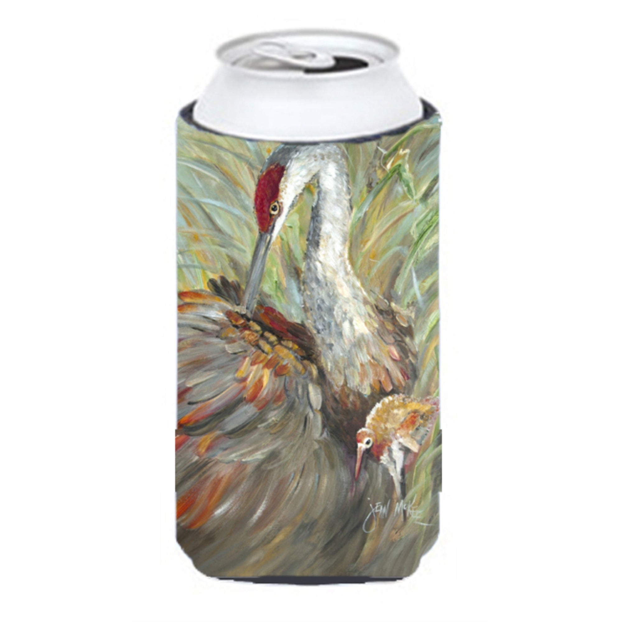Sandhill Crane With Baby Tall Boy Beverage Insulator Hugger Jmk1143Tbc