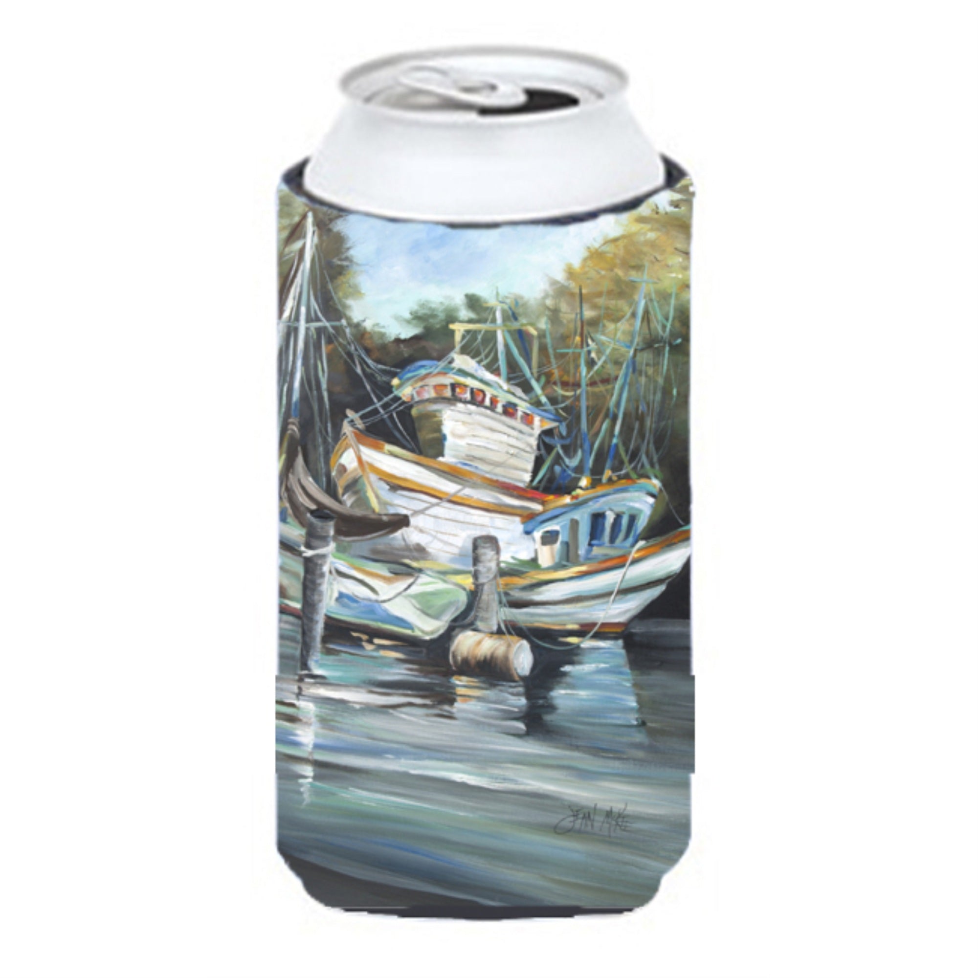 Shrimpers Cove And Shrimp Boats Tall Boy Beverage Insulator Hugger Jmk1152Tbc