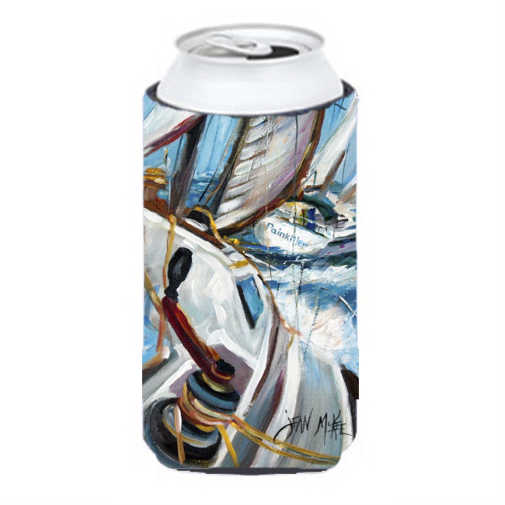 Pain Killer Sailboat Race Tall Boy Beverage Insulator Hugger Jmk1155Tbc