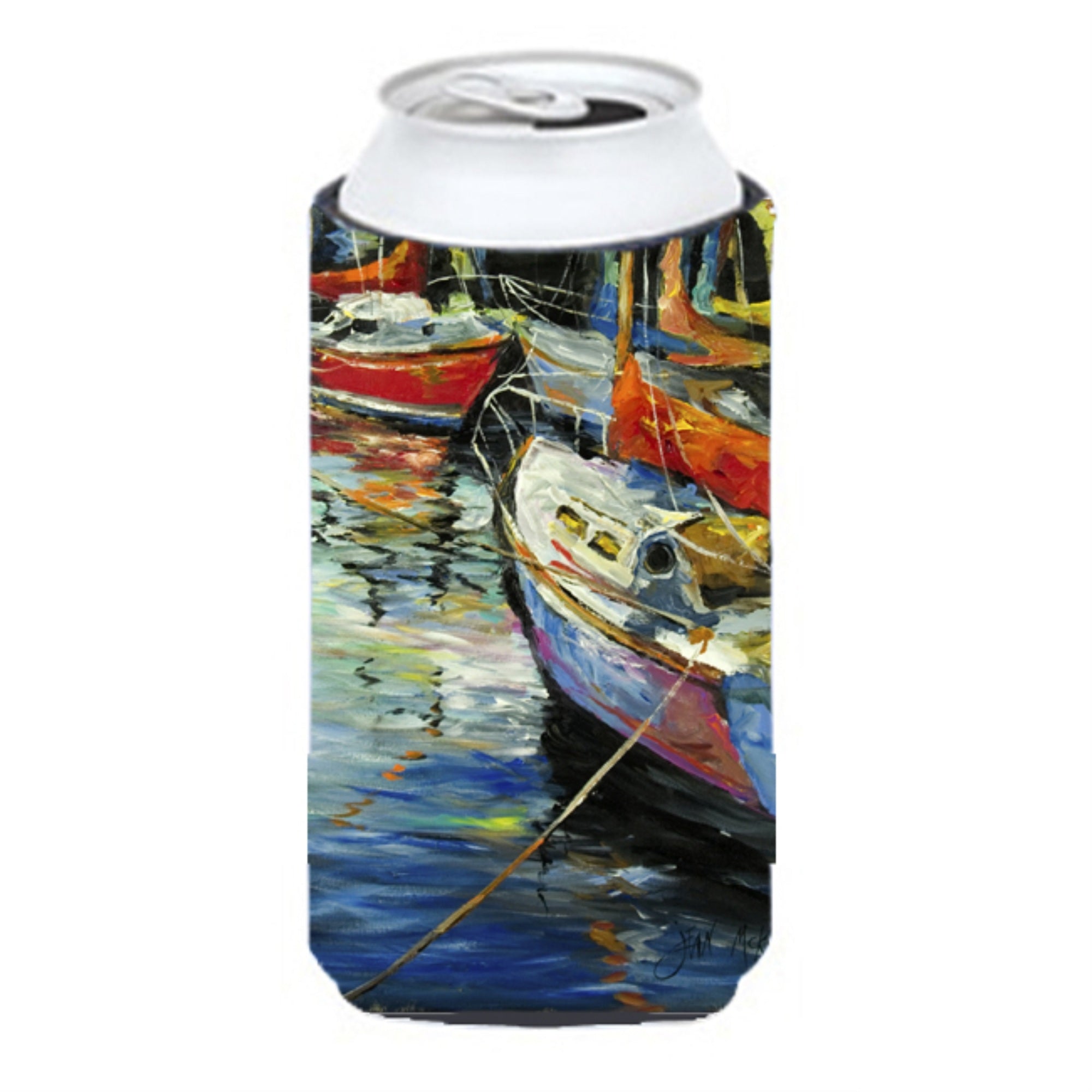 Boat Talk Sailboats Tall Boy Beverage Insulator Hugger Jmk1164Tbc