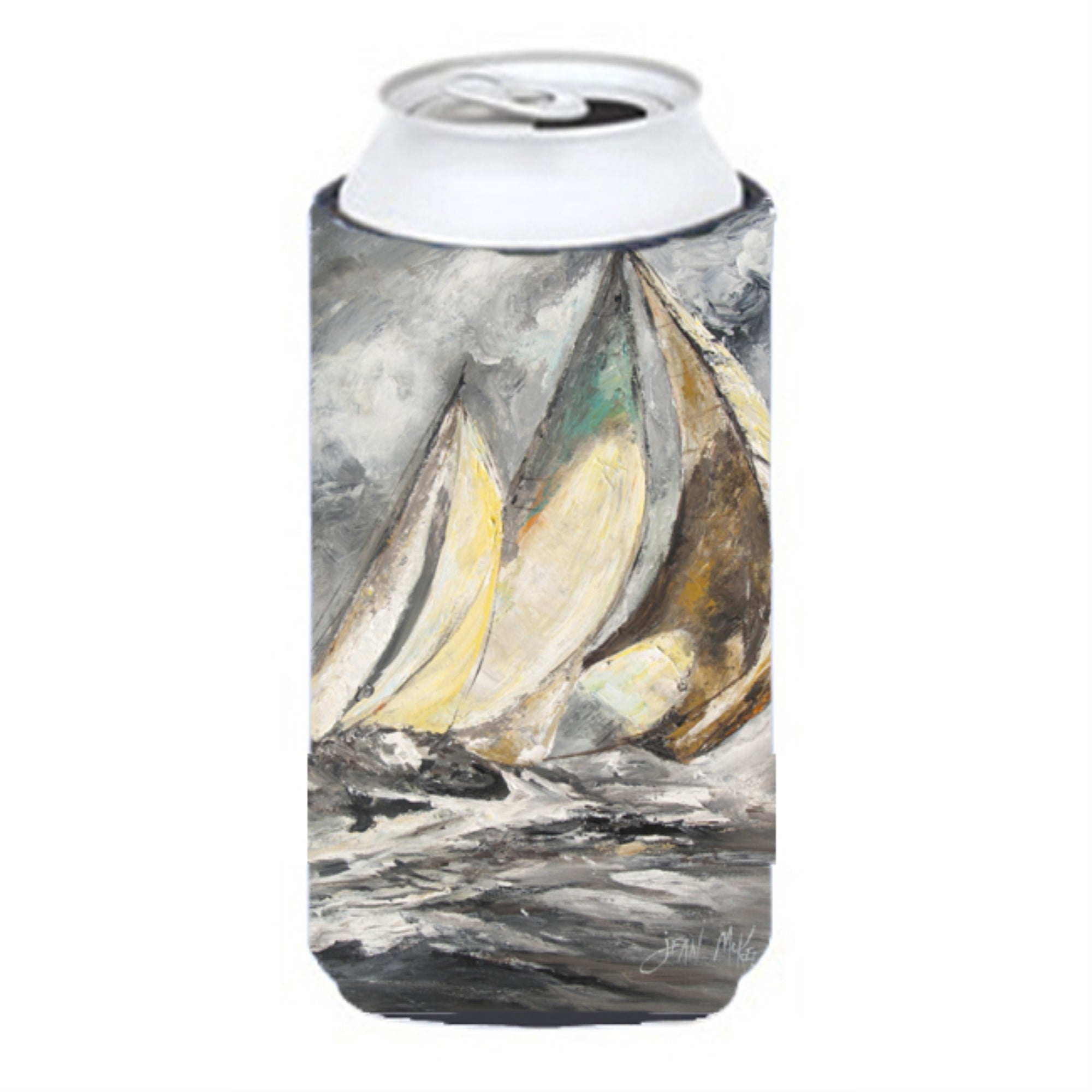 Boat Full Sailboats Tall Boy Beverage Insulator Hugger Jmk1166Tbc
