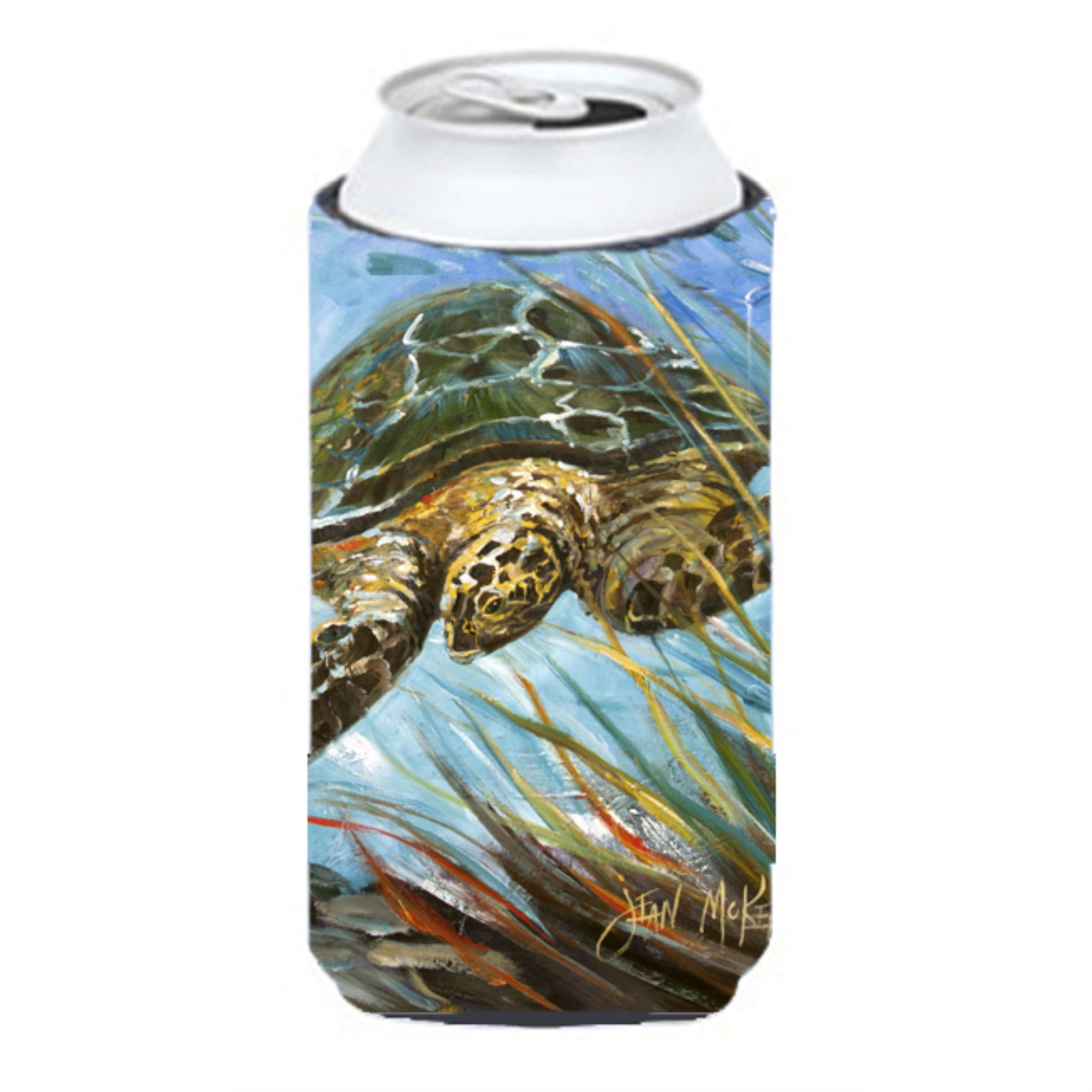 Loggerhead Sea Turtle Tall Boy Beverage Insulator Hugger Jmk1168Tbc