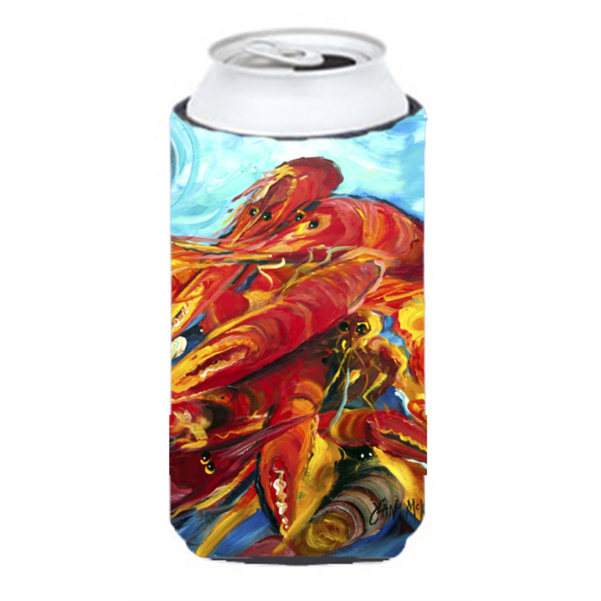 Crawfish Tall Boy Beverage Insulator Hugger Jmk1171Tbc