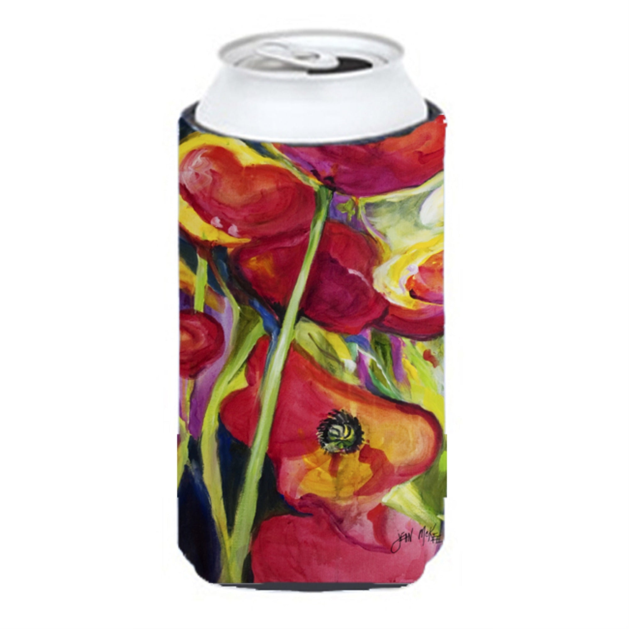Poppies Tall Boy Beverage Insulator Hugger Jmk1173Tbc