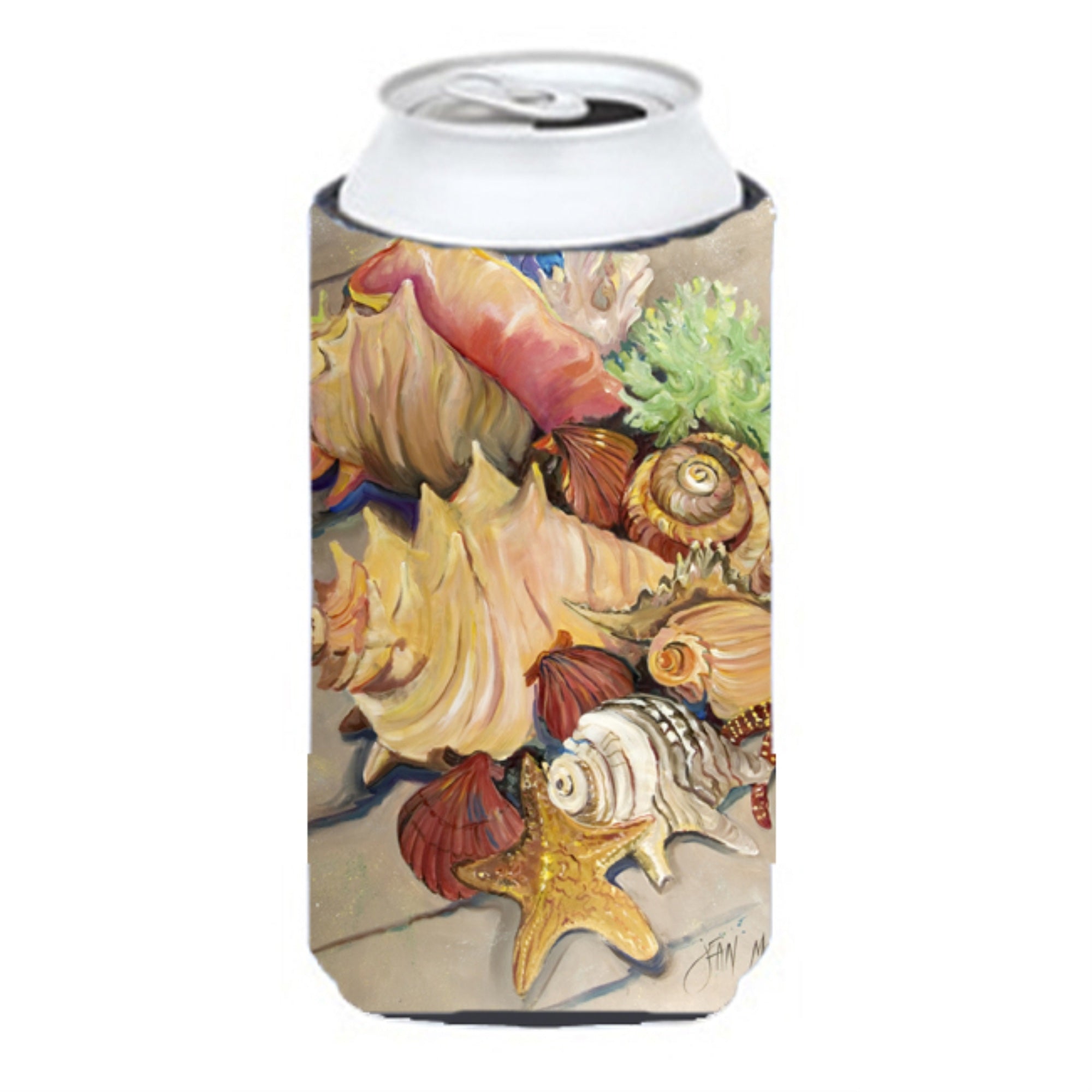 Shells Tall Boy Beverage Insulator Hugger Jmk1188Tbc