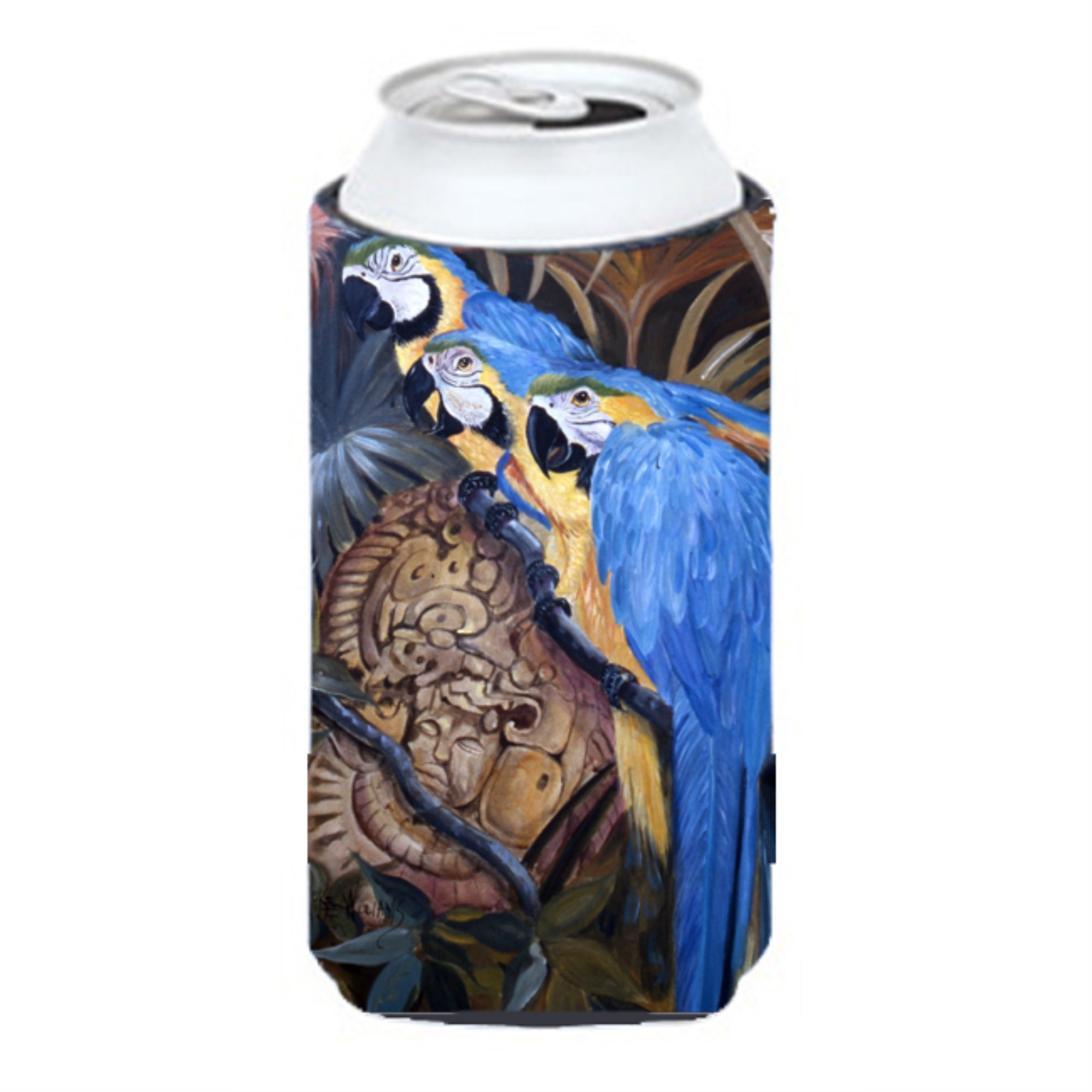 Parrots Tall Boy Beverage Insulator Hugger Jmk1191Tbc