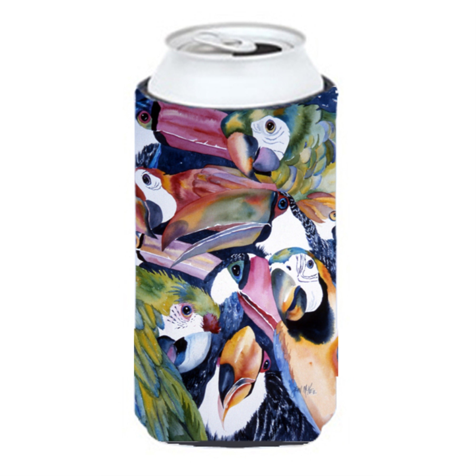 Parrots Tall Boy Beverage Insulator Hugger Jmk1192Tbc