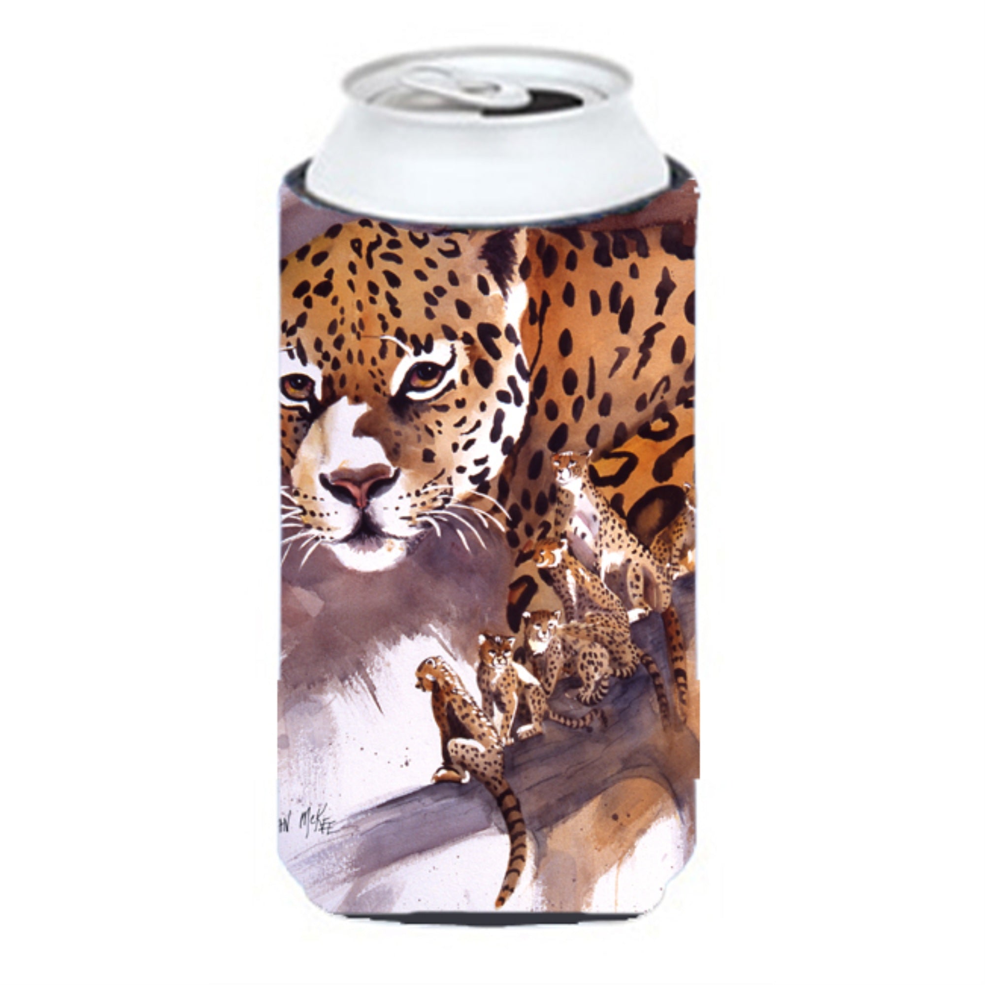 Cheetah Tall Boy Beverage Insulator Hugger Jmk1193Tbc