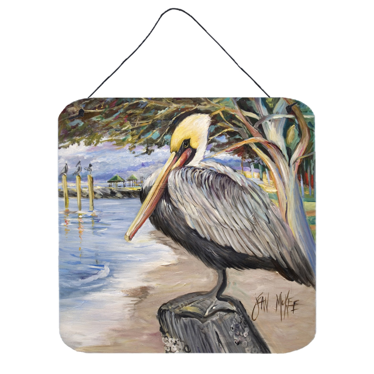 'Caroline'S Treasures Pelican Bay Wall Or Door Hanging Prints, 6 X 6''''''
