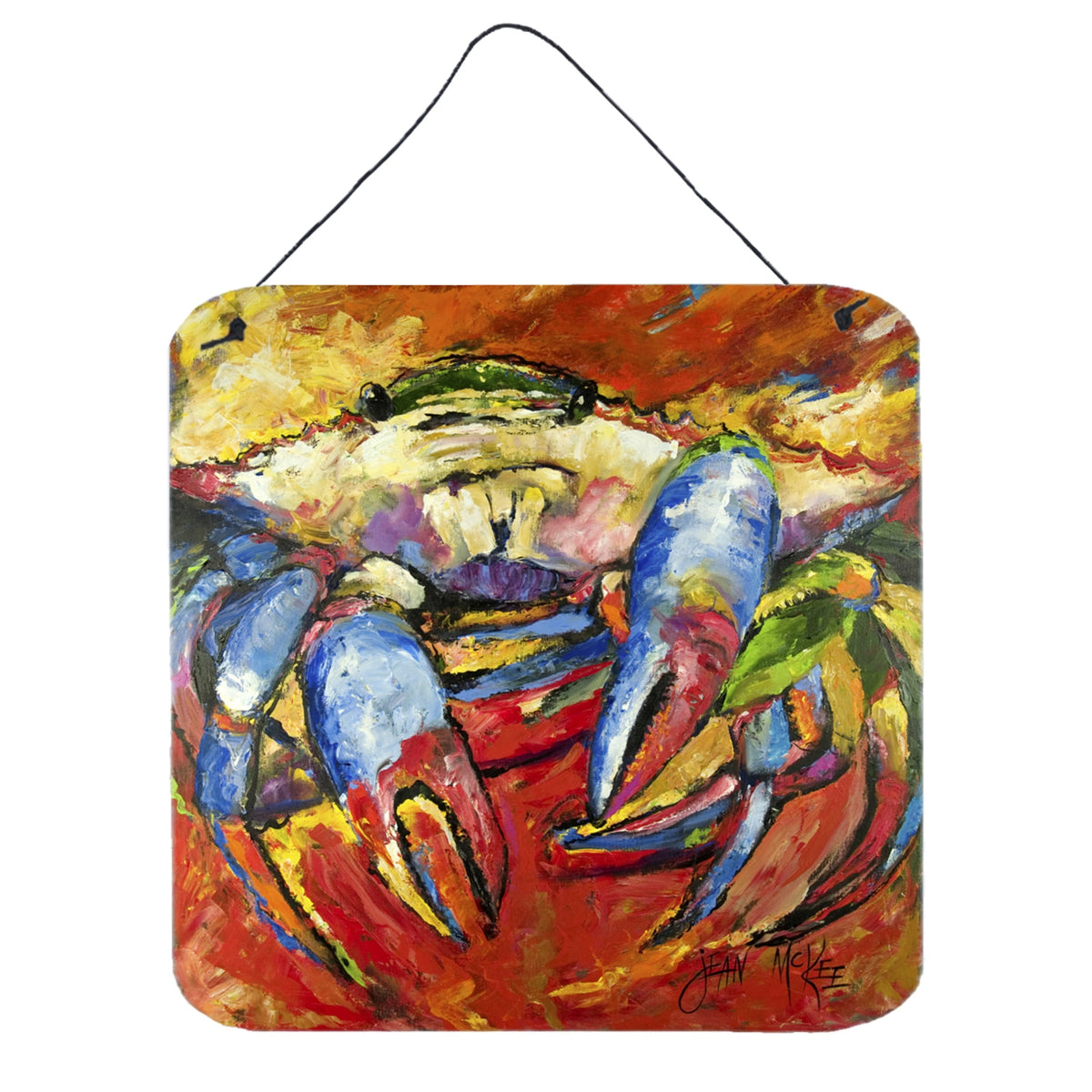 'Caroline'S Treasures Red Crab Wall Or Door Hanging Prints, 6 X 6''''''