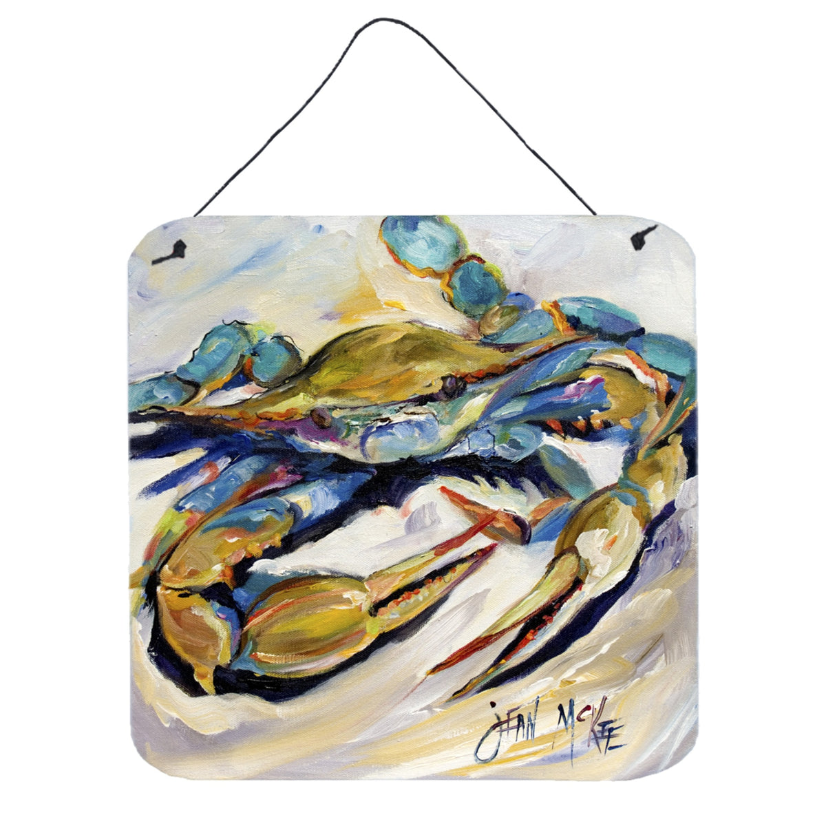 'Caroline'S Treasures No. 20 Crab Wall Or Door Hanging Prints, 6 X 6''''''