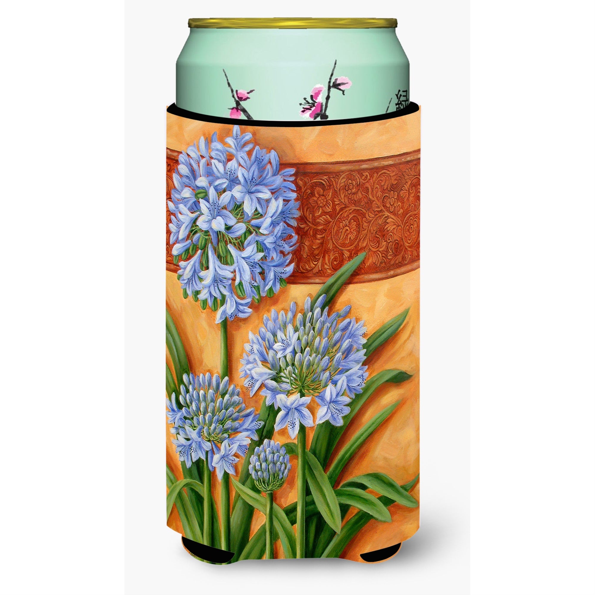 'Caroline'S Treasures Agapanthus By Judith Yates Tall Boy Koozie Hugger, Multicolor''