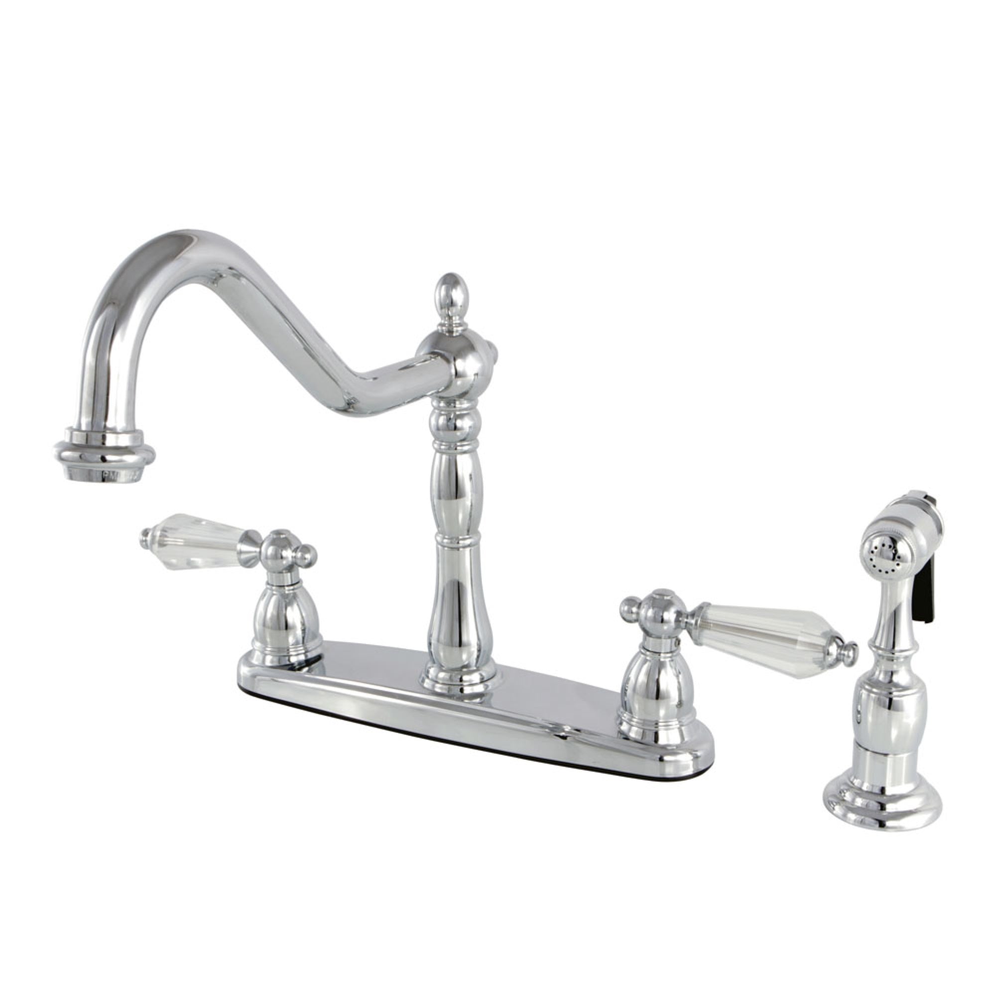 Kingston Brass Kb1751Wllbs Wilshire Centerset Kitchen Faucet, Polished Chrome