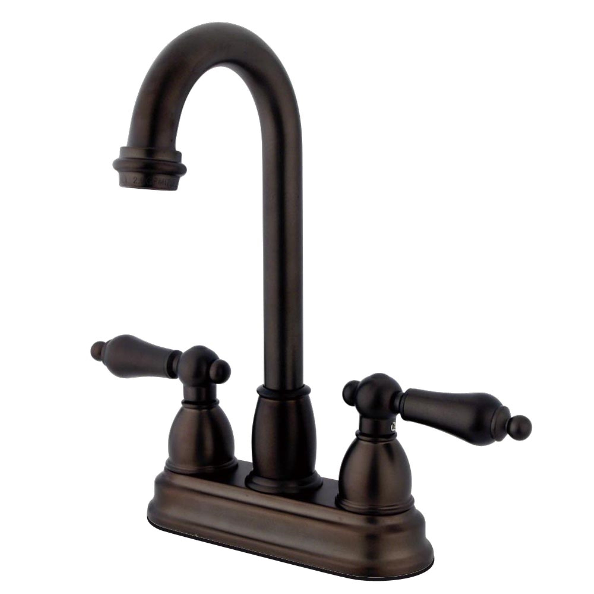 Kingston Brass Kb3495Al Restoration 4'' Centerset Bar Faucet, Oil Rubbed Bronze