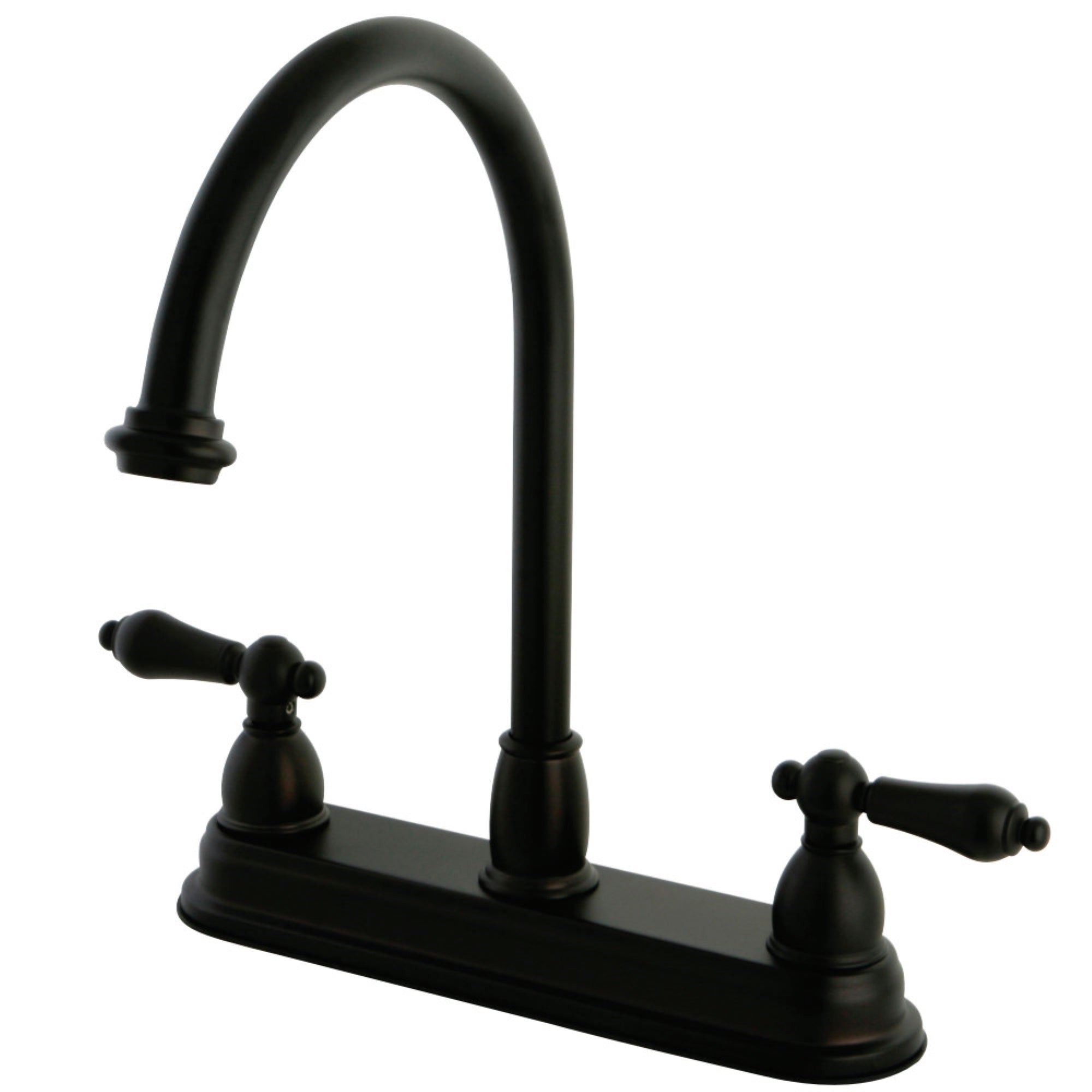 Kingston Brass Kb3745Al Restoration Centerset Kitchen Faucet, Oil Rubbed Bronze