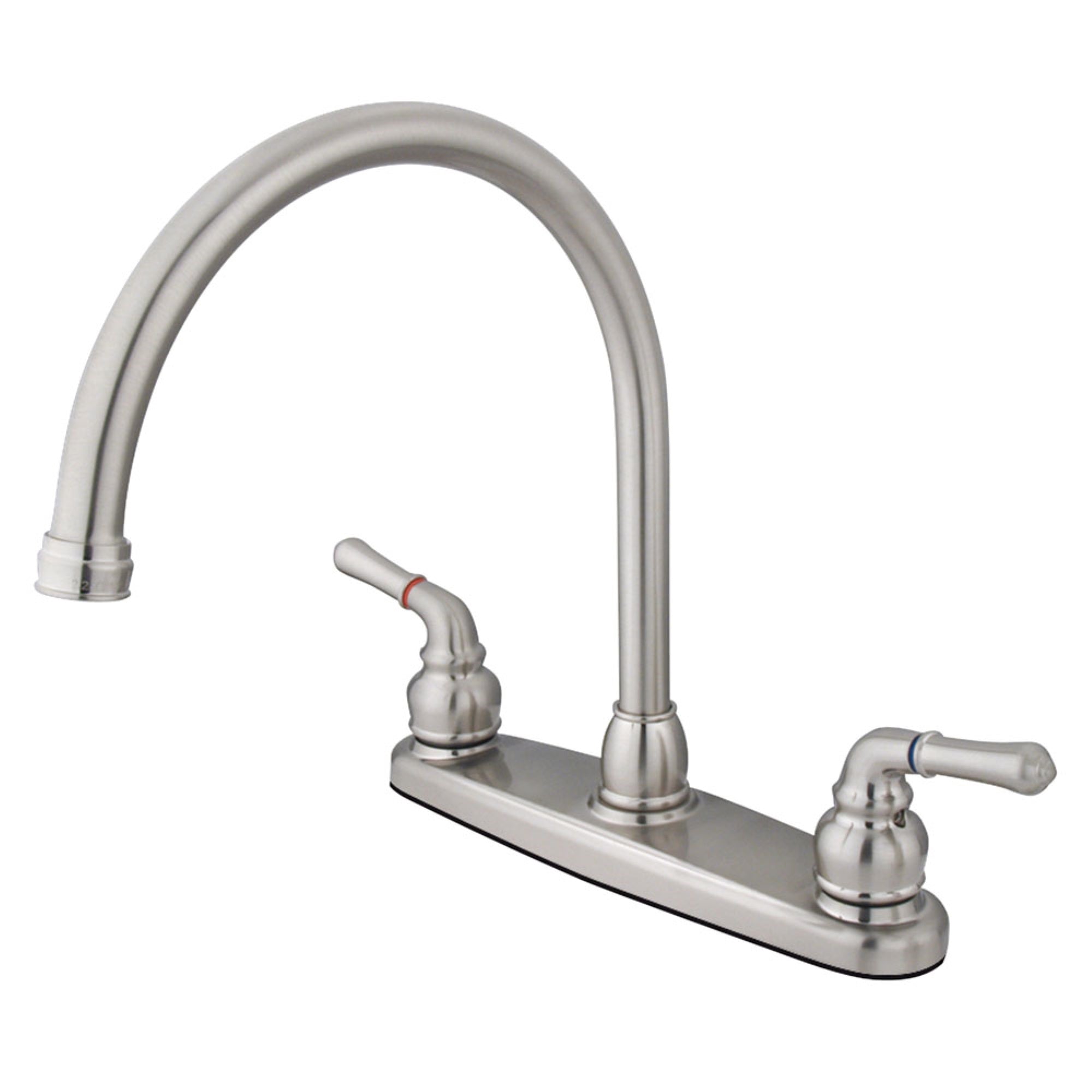 Kingston Brass Kb798Ls Magellan Centerset Kitchen Faucet, Brushed Nickel