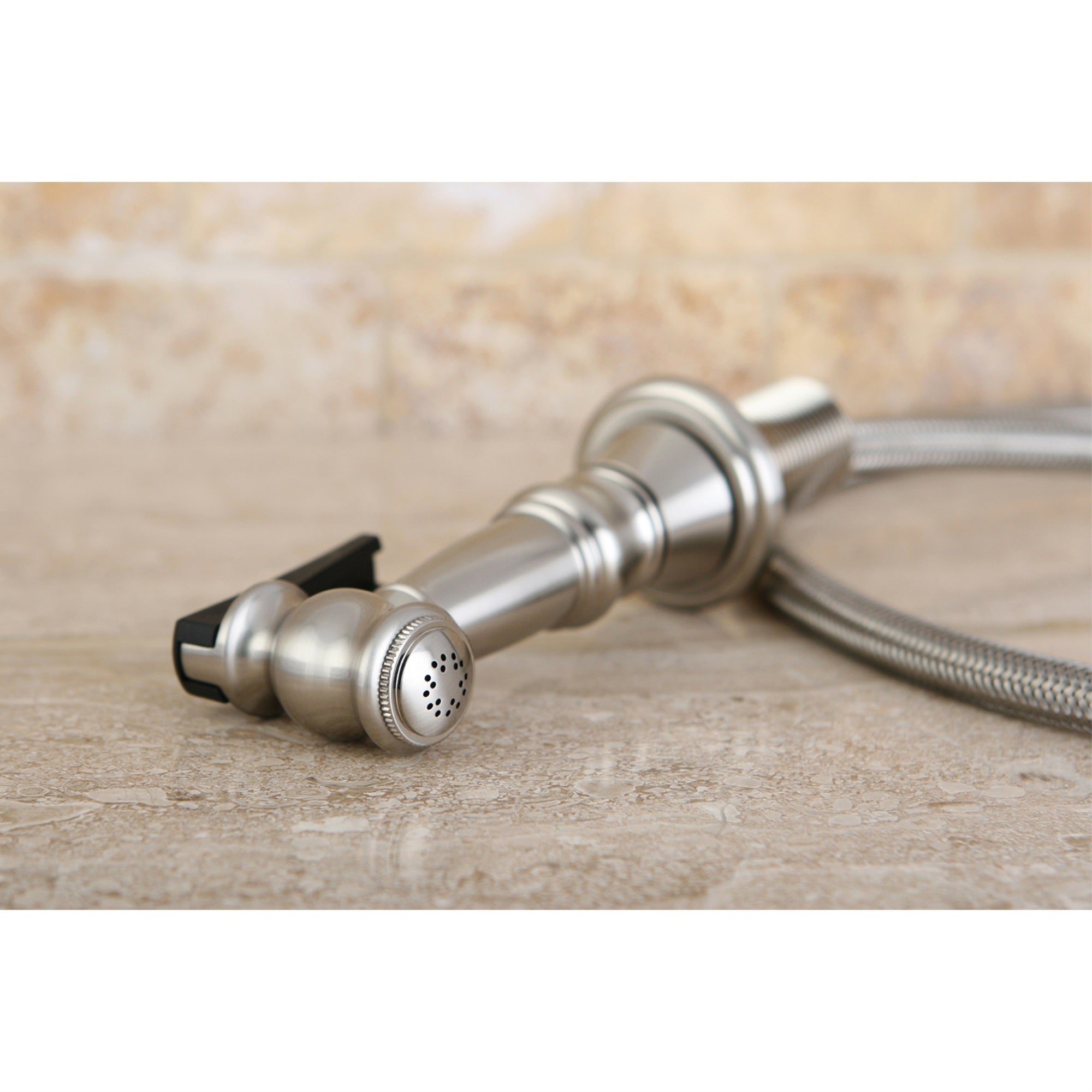 Kingston Brass KBSPR38 Kitchen Faucet Sprayer with Hose  Brushed Nickel
