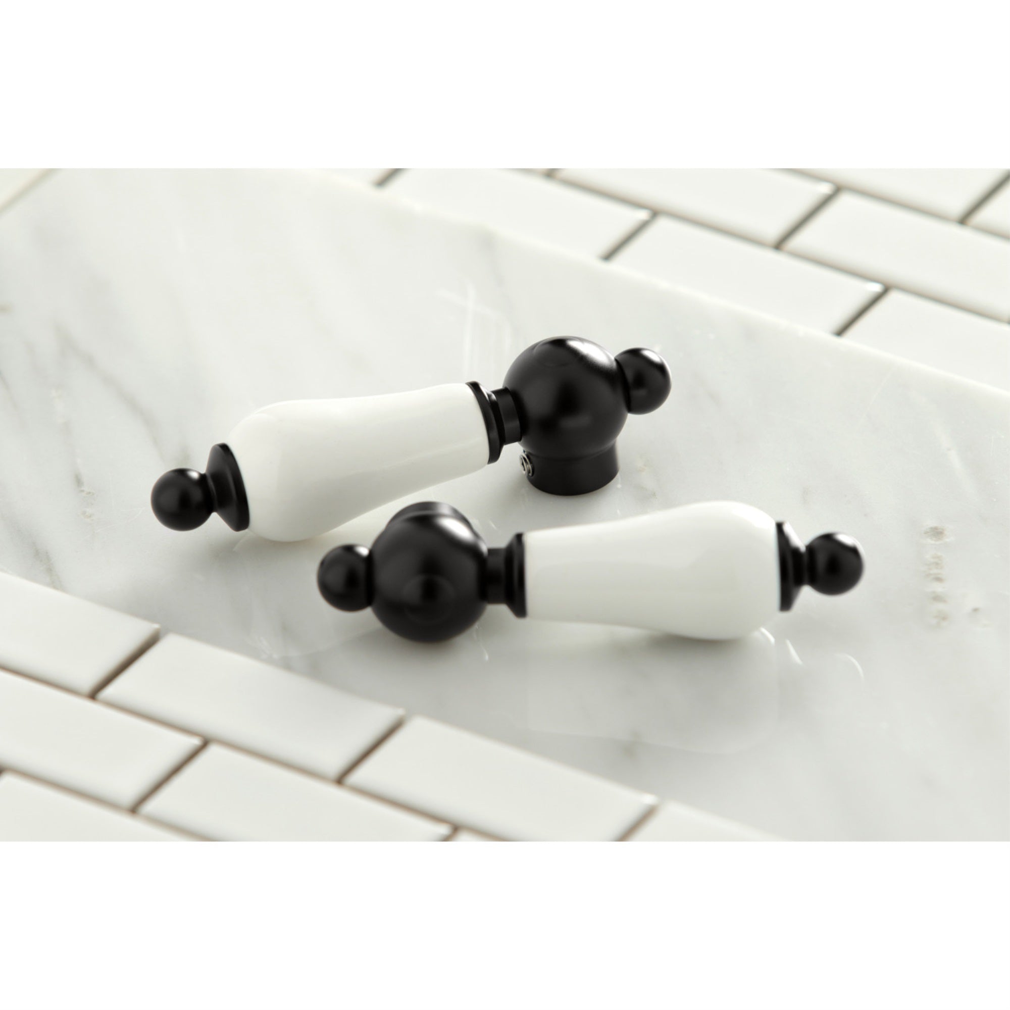 Kingston Brass KS1280PL Wall Mount Kitchen Faucet  Matte Black