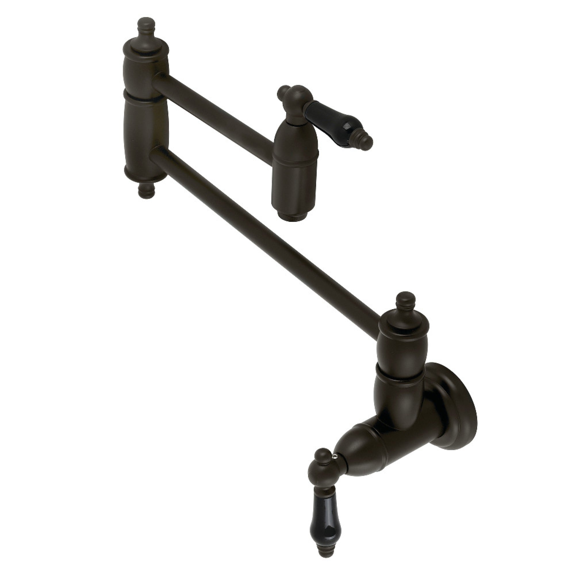 Kingston Brass Ks3105Pkl Duchess Wall Mount Pot Filler, Oil Rubbed Bronze