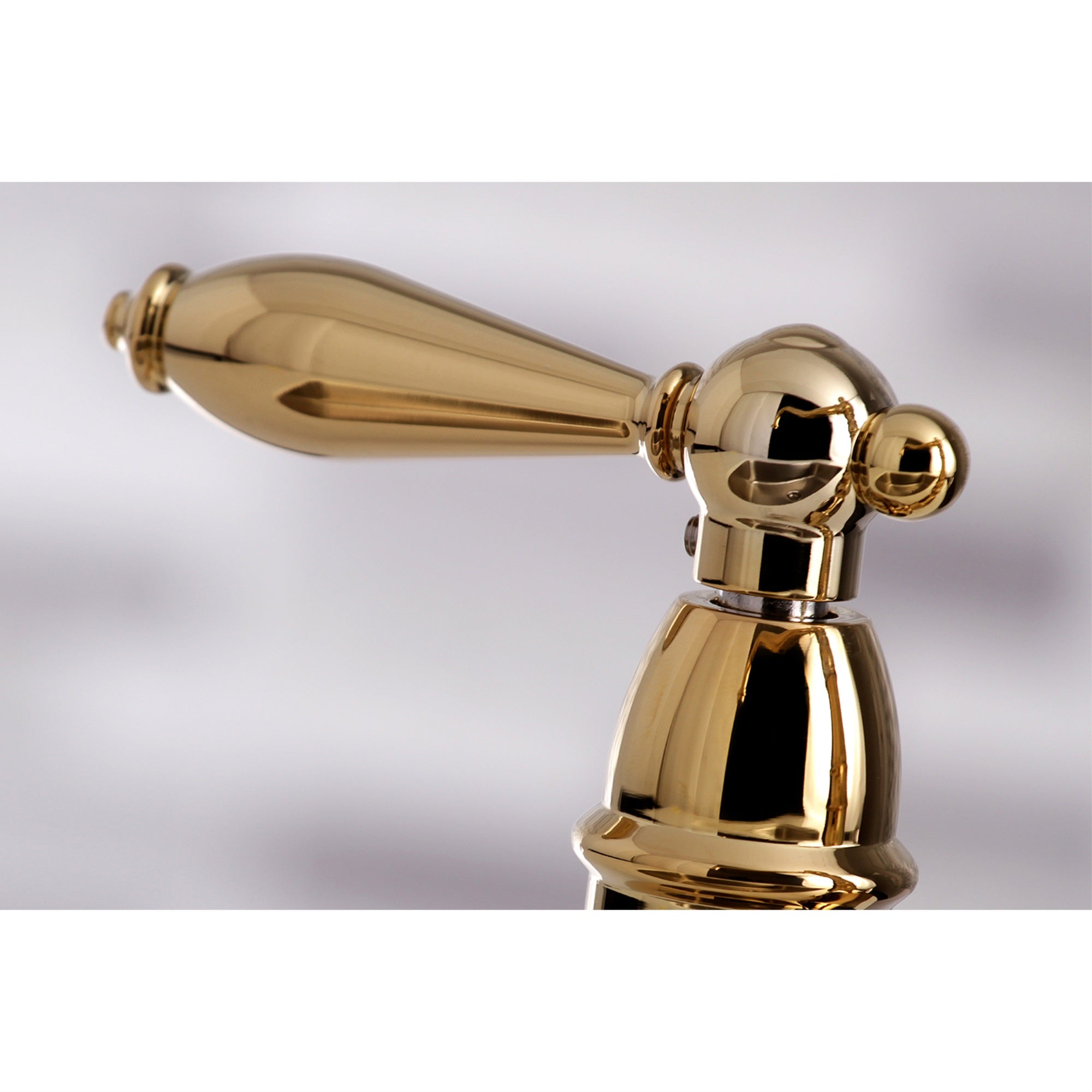 Kingston Brass KS7272ALBS Kitchen Faucet with Side Sprayer  Polished Brass