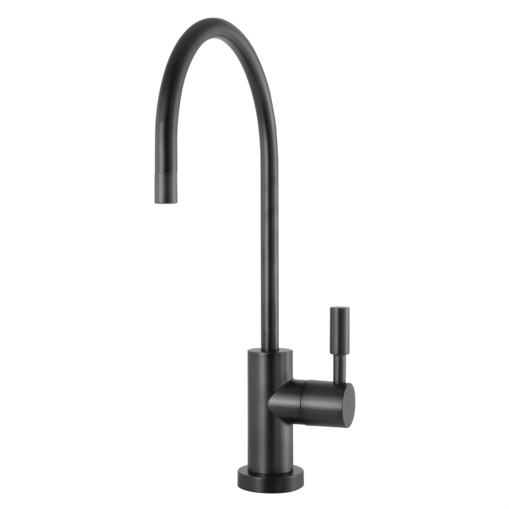 Kingston Brass Ksag8190Dl Reverse Osmosis System Filtration Water Air Gap Faucet, Matte Black