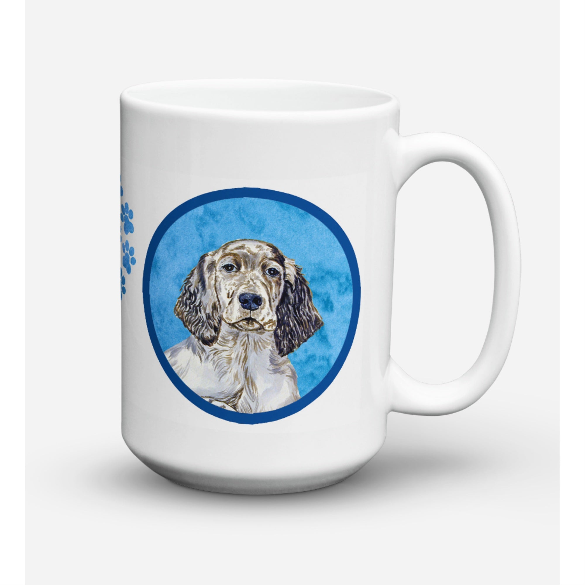 Carolines Treasures LH9367BUCM15 English Setter Microwavable Ceramic Coffee Mug 15 oz Multicolor