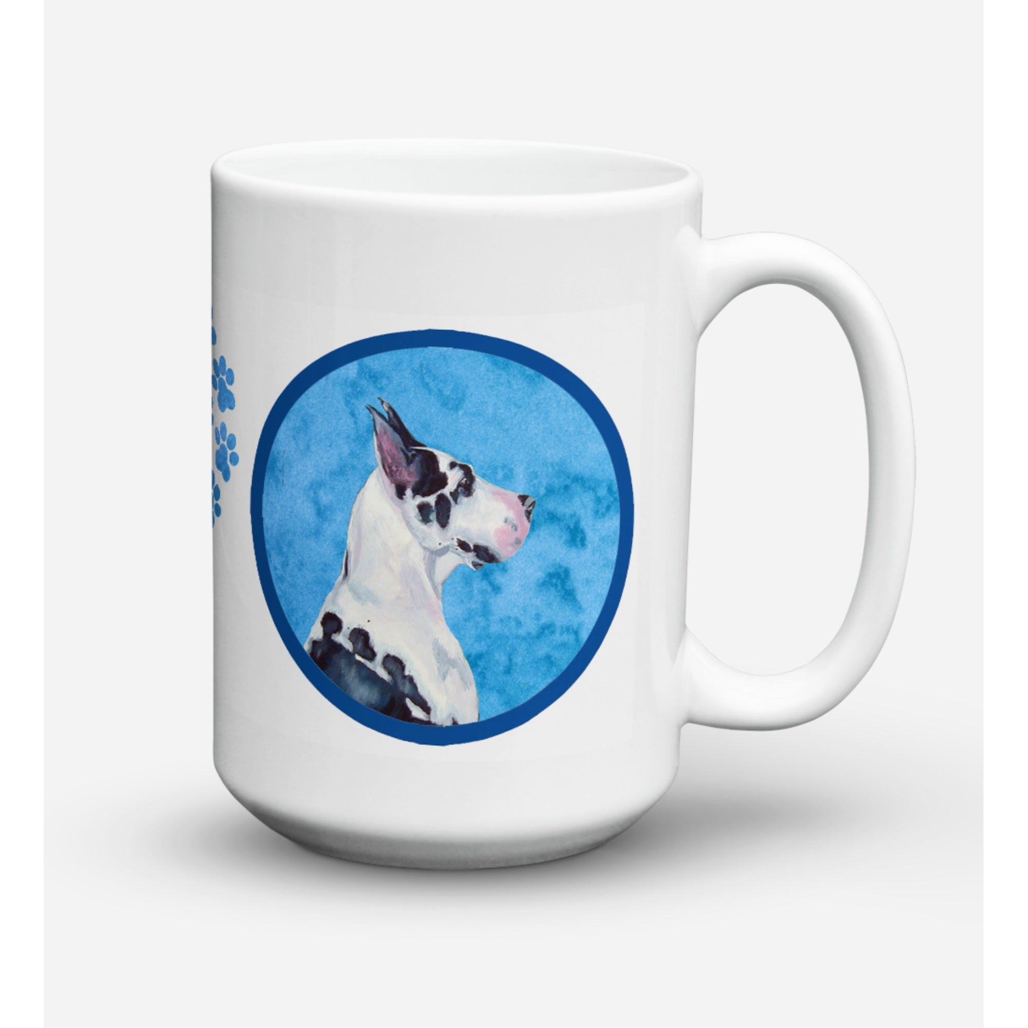 Carolines Treasures LH9371BUCM15 Great Dane Microwavable Ceramic Coffee Mug 15 oz Multicolor