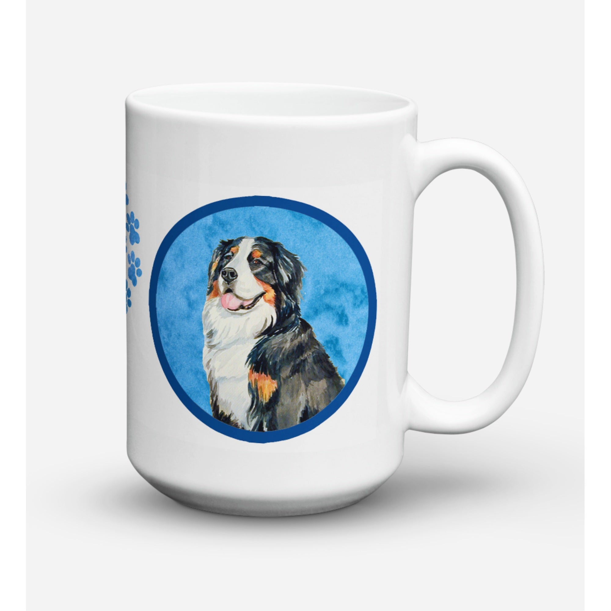 Carolines Treasures LH9379BUCM15 Bernese Mountain Dog Microwavable Ceramic Coffee Mug 15 oz Multicolor