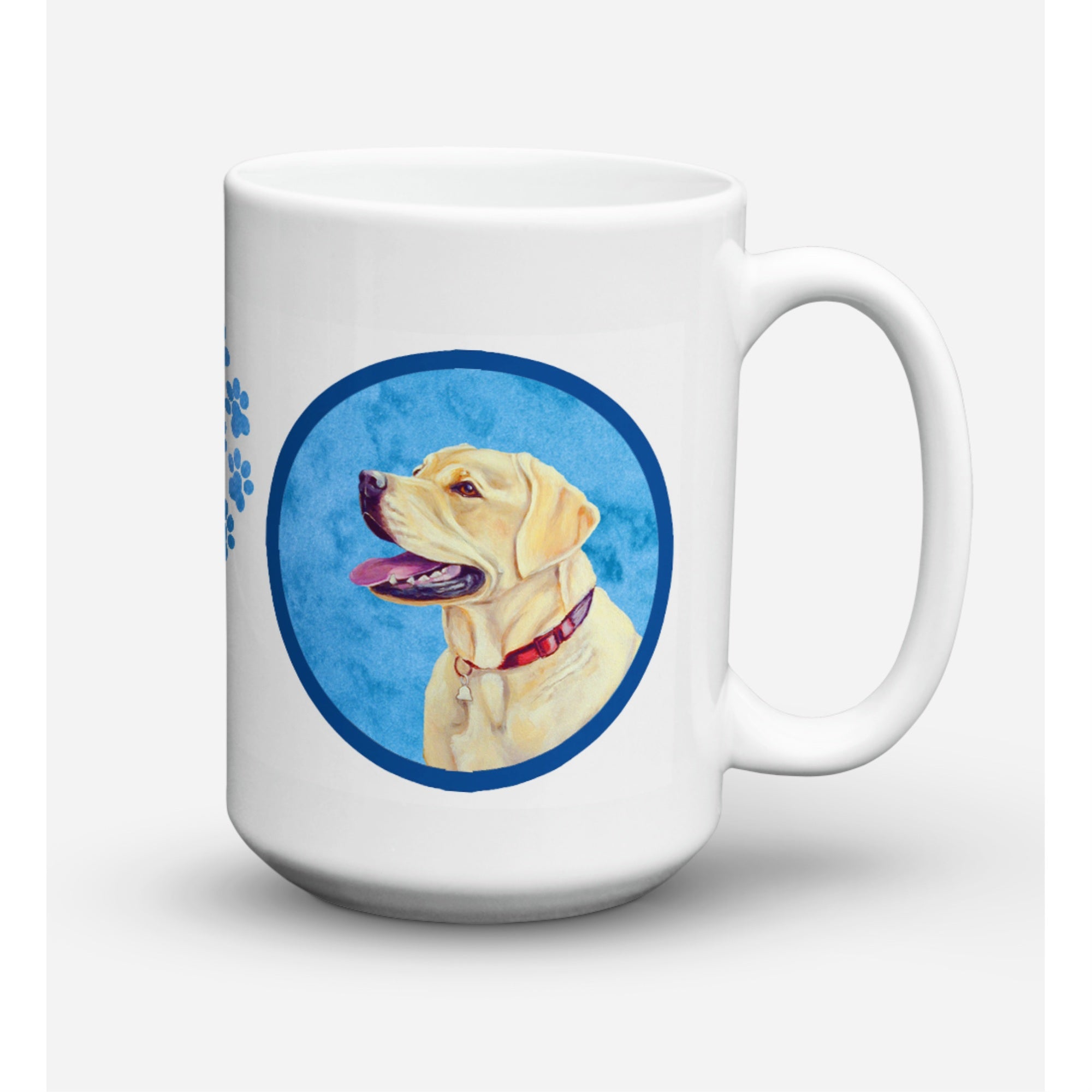Carolines Treasures LH9383BUCM15 Labrador Dishwasher Safe Microwavable Ceramic Coffee Mug 15 oz Multicolor
