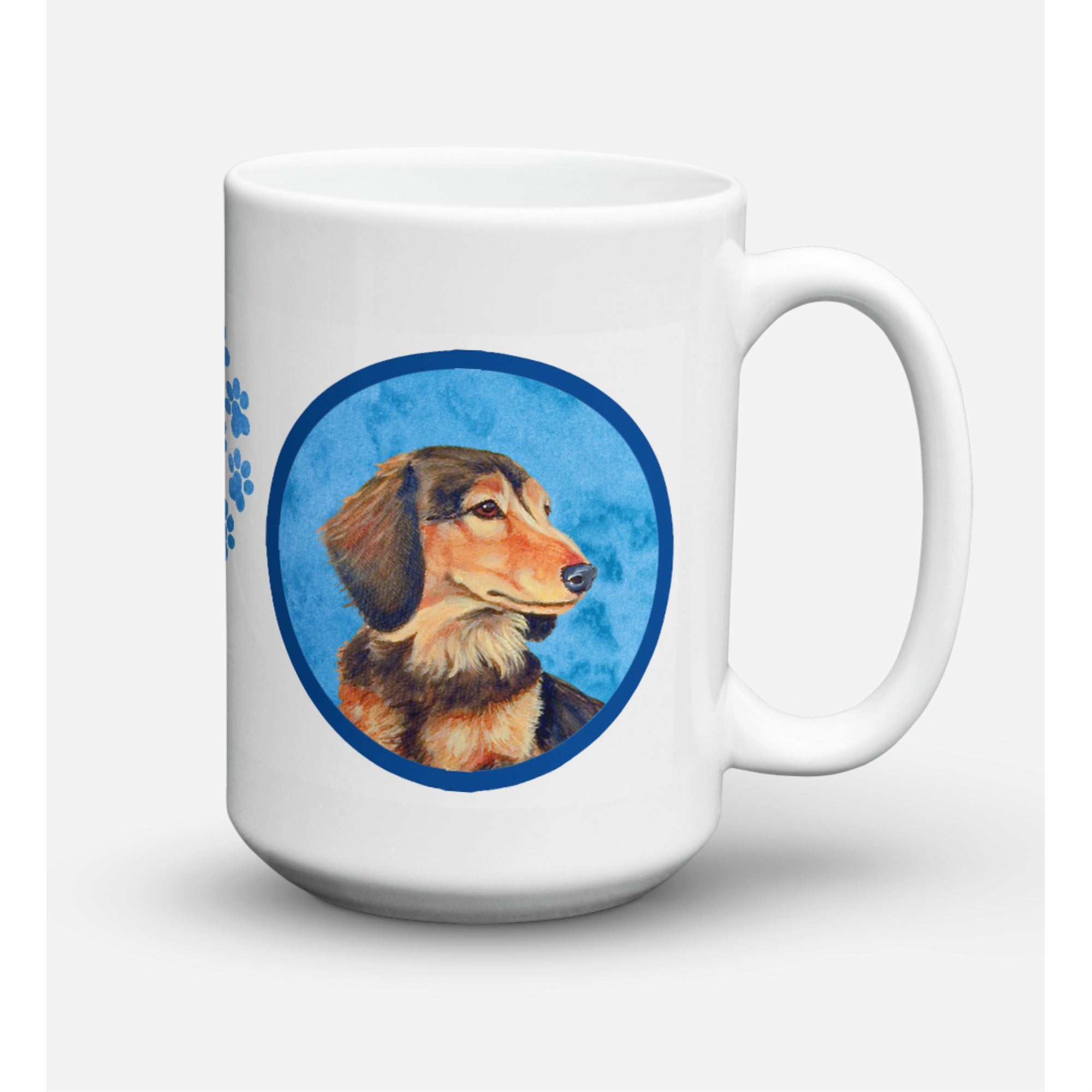 Carolines Treasures LH9391BUCM15 Dachshund Microwavable Ceramic Coffee Mug 15 oz Multicolor