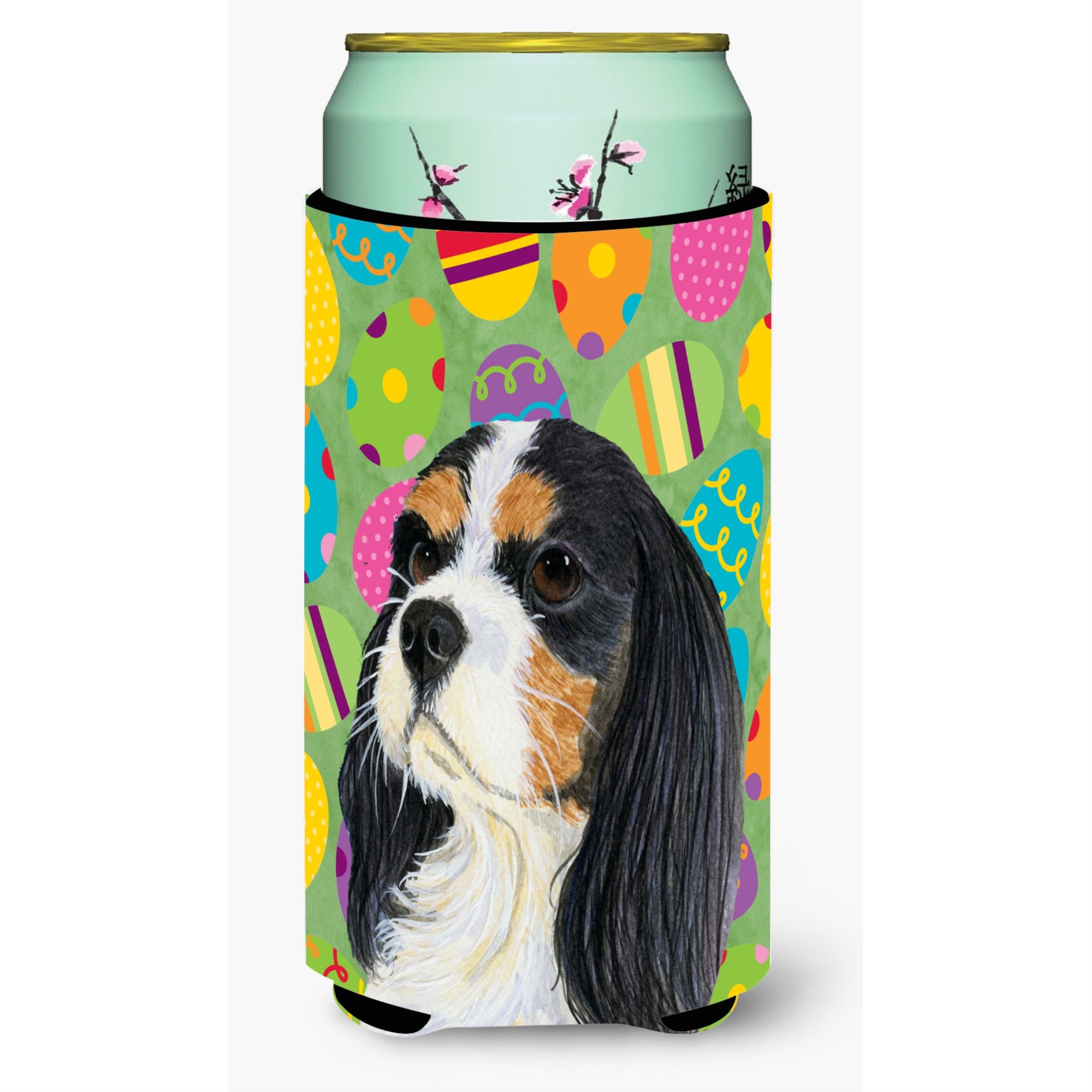 Cavalier Spaniel Easter Eggtravaganza  Tall Boy Beverage Insulator Beverage Insulator Hugger