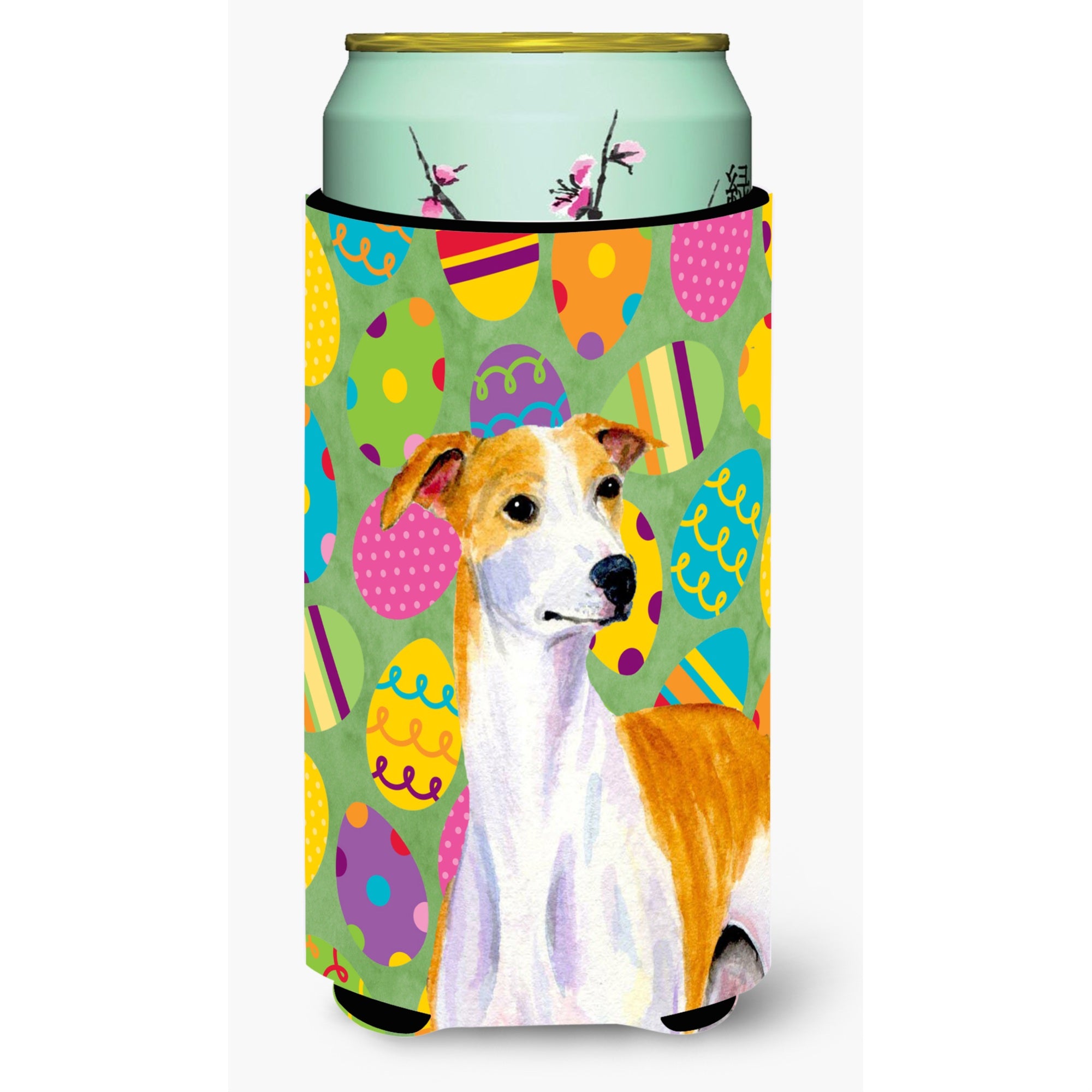Whippet Easter Eggtravaganza  Tall Boy Beverage Insulator Beverage Insulator Hugger