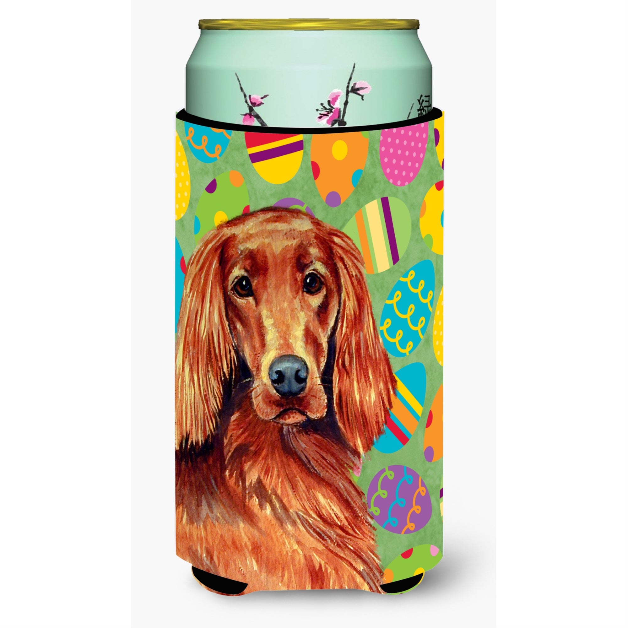Irish Setter Easter Eggtravaganza  Tall Boy Beverage Insulator Beverage Insulator Hugger