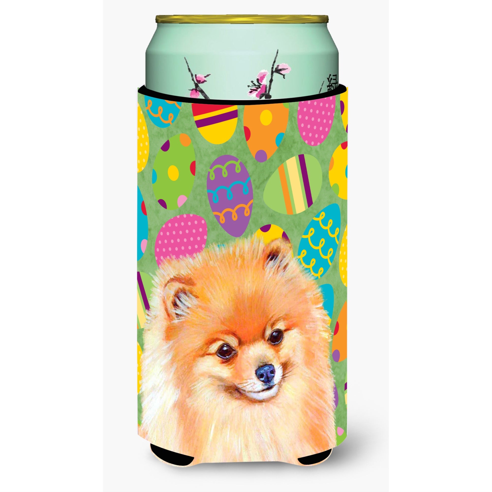 Pomeranian Easter Eggtravaganza  Tall Boy Beverage Insulator Beverage Insulator Hugger